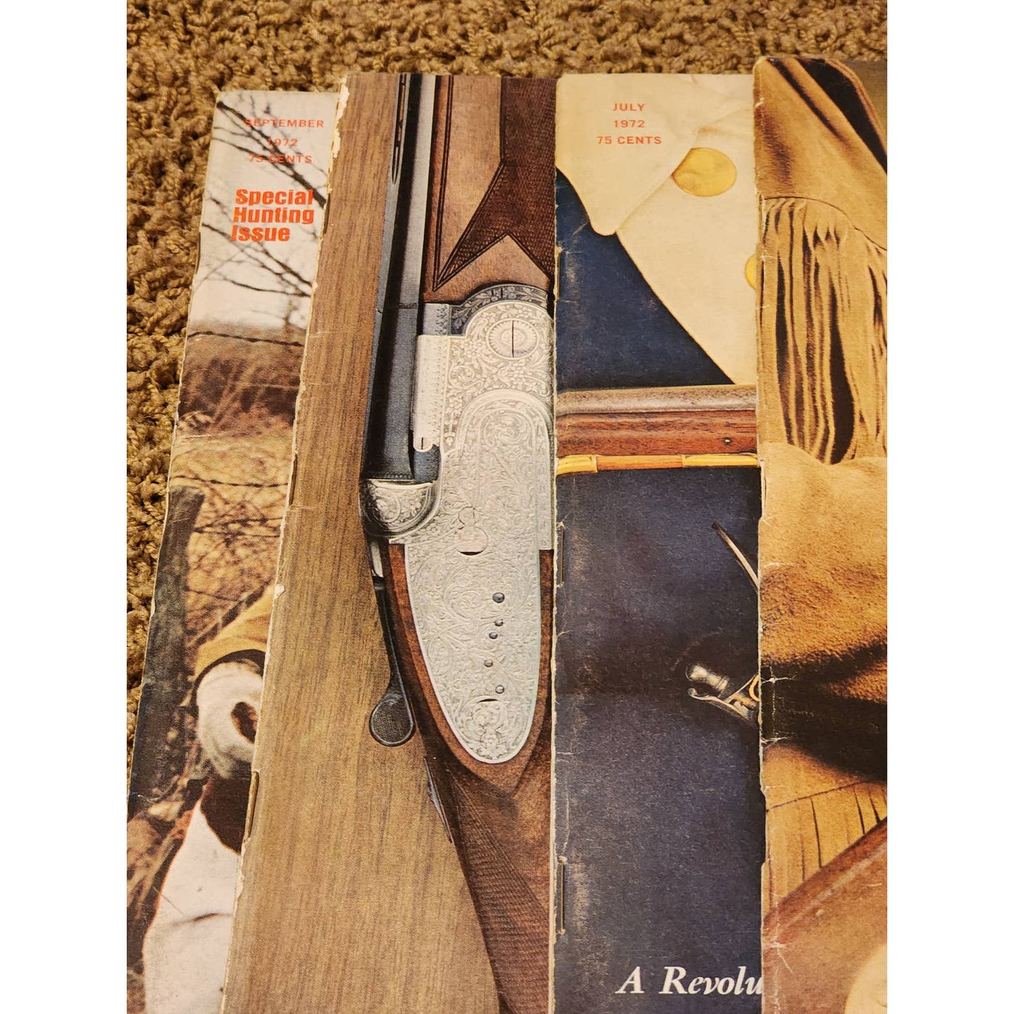 1972 The American Rifleman Magazine Lot 12 Vintage American History Hunting NRA