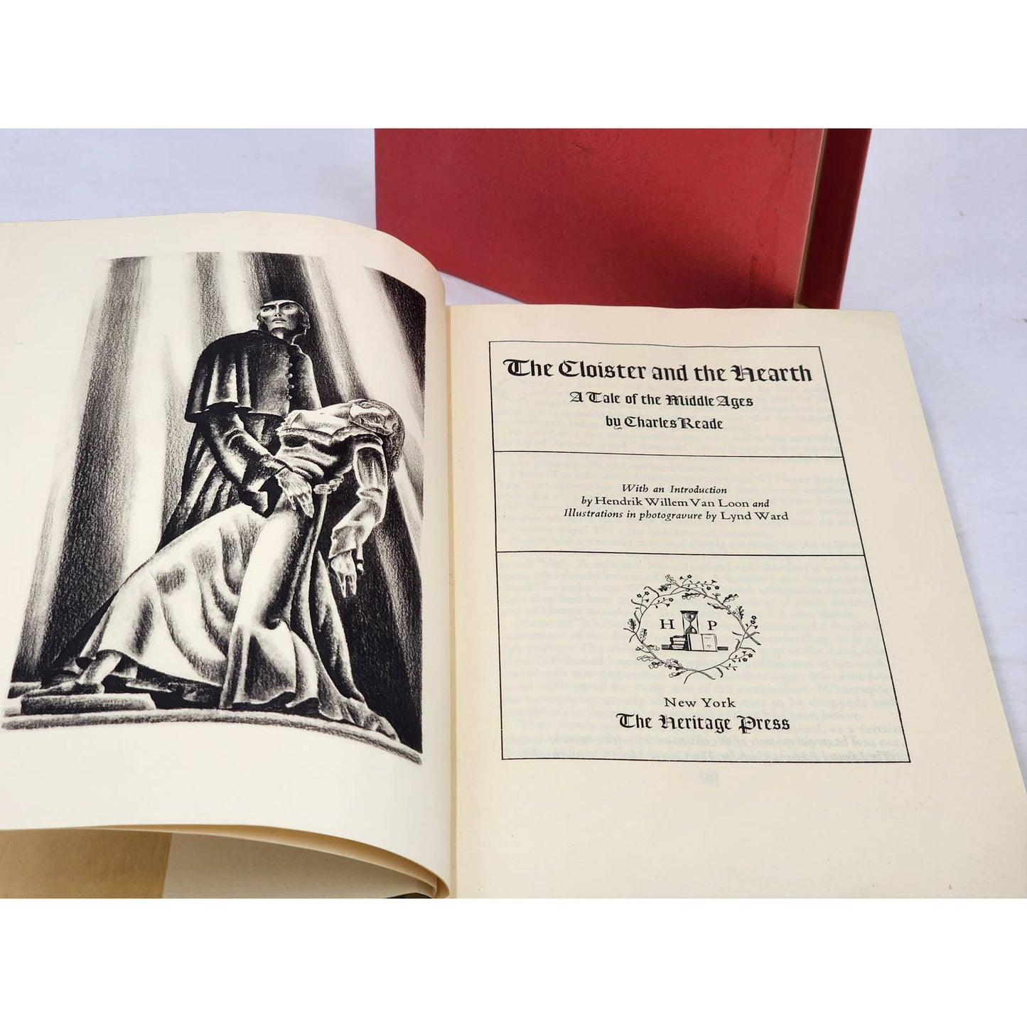 Cloister And The Hearth Tale Of Middle Ages By Charles Reade Slipcase Vintage