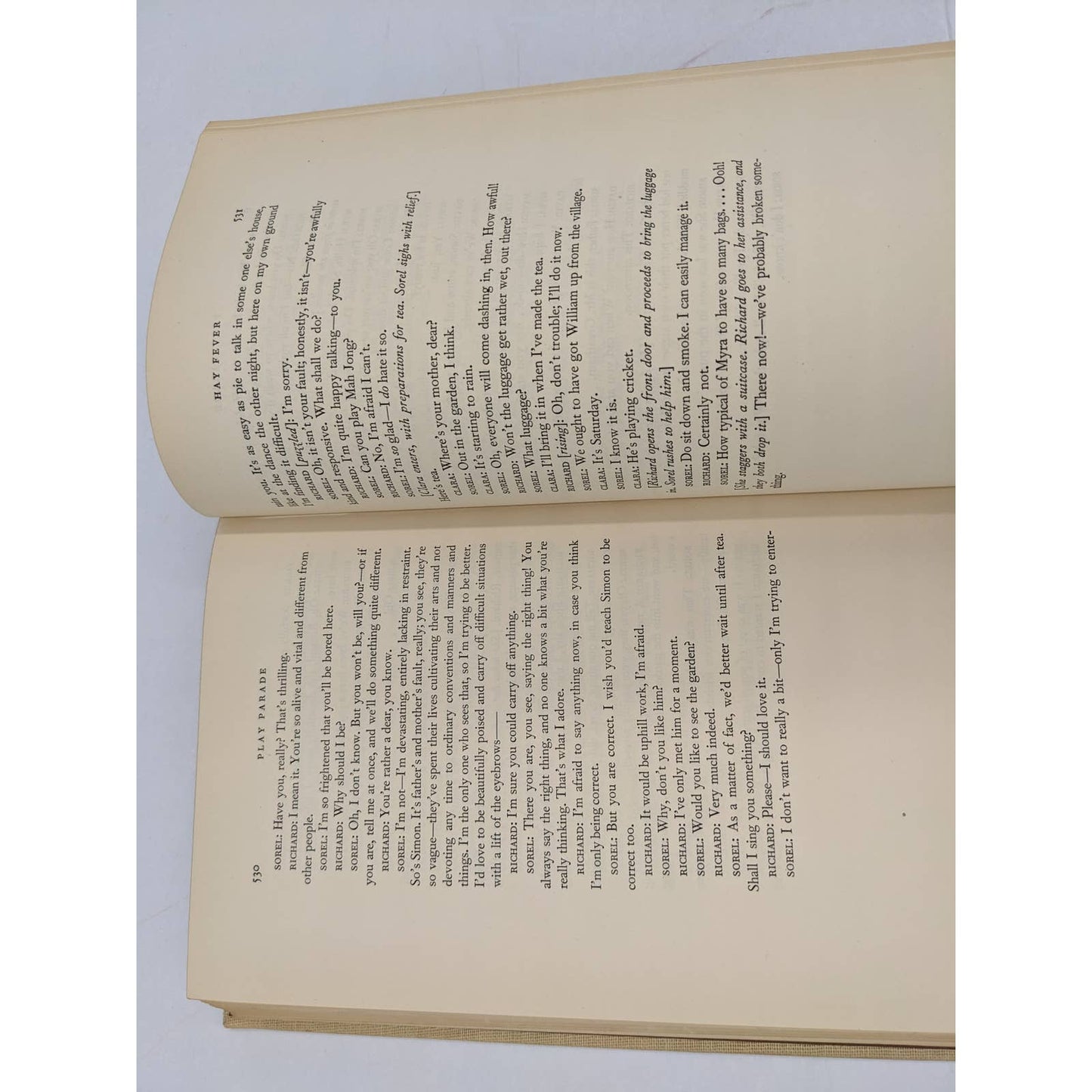 Play Parade By Noel Coward 1933 Book