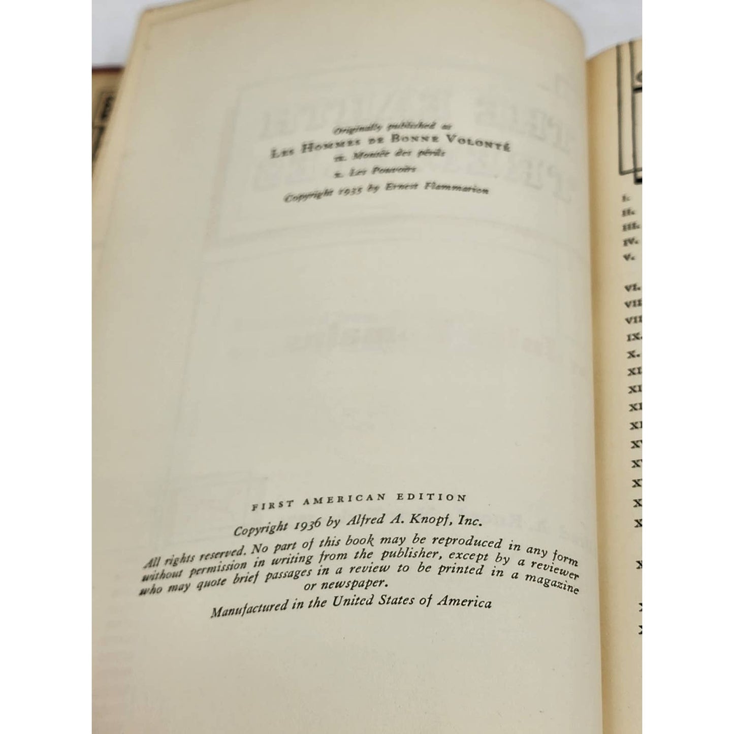 Earth Trembles Men Of Good Will By Jules Romains Vol 5 1st American Edition 1936