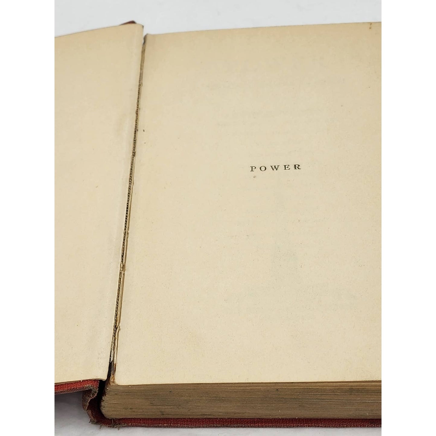 Power By Arthur Stringer Railroad Antique Antiquarian 1925