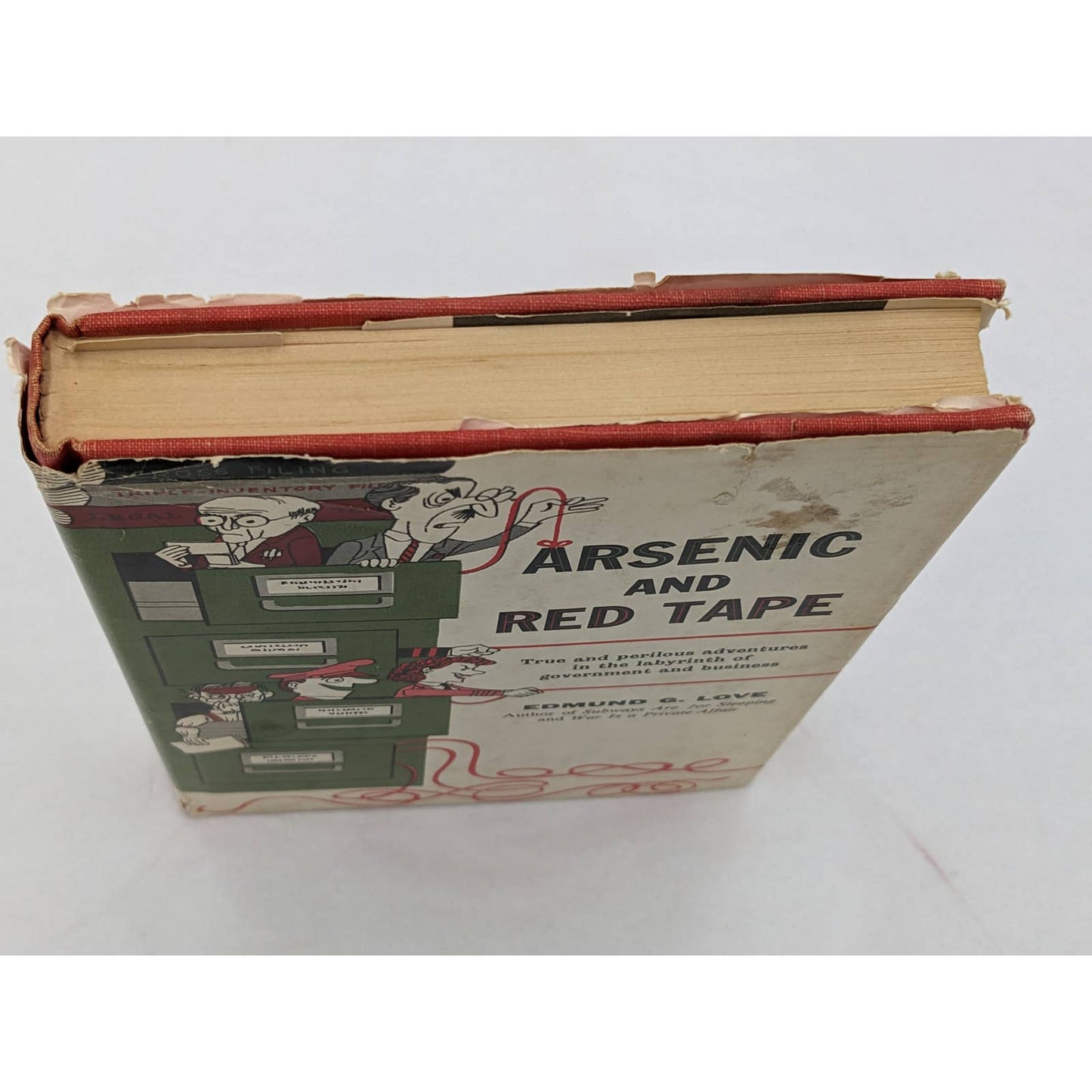 Arsenic And Red Tape By Edmund G. Love Vintage Mystery Novel 1960