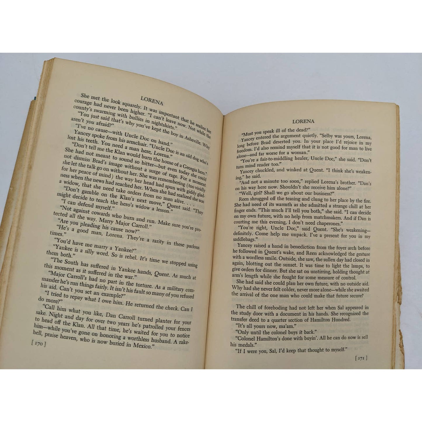 Lorena By Frank G. Slaughter Vintage Novel Book Club Edition W/Jacket 1959