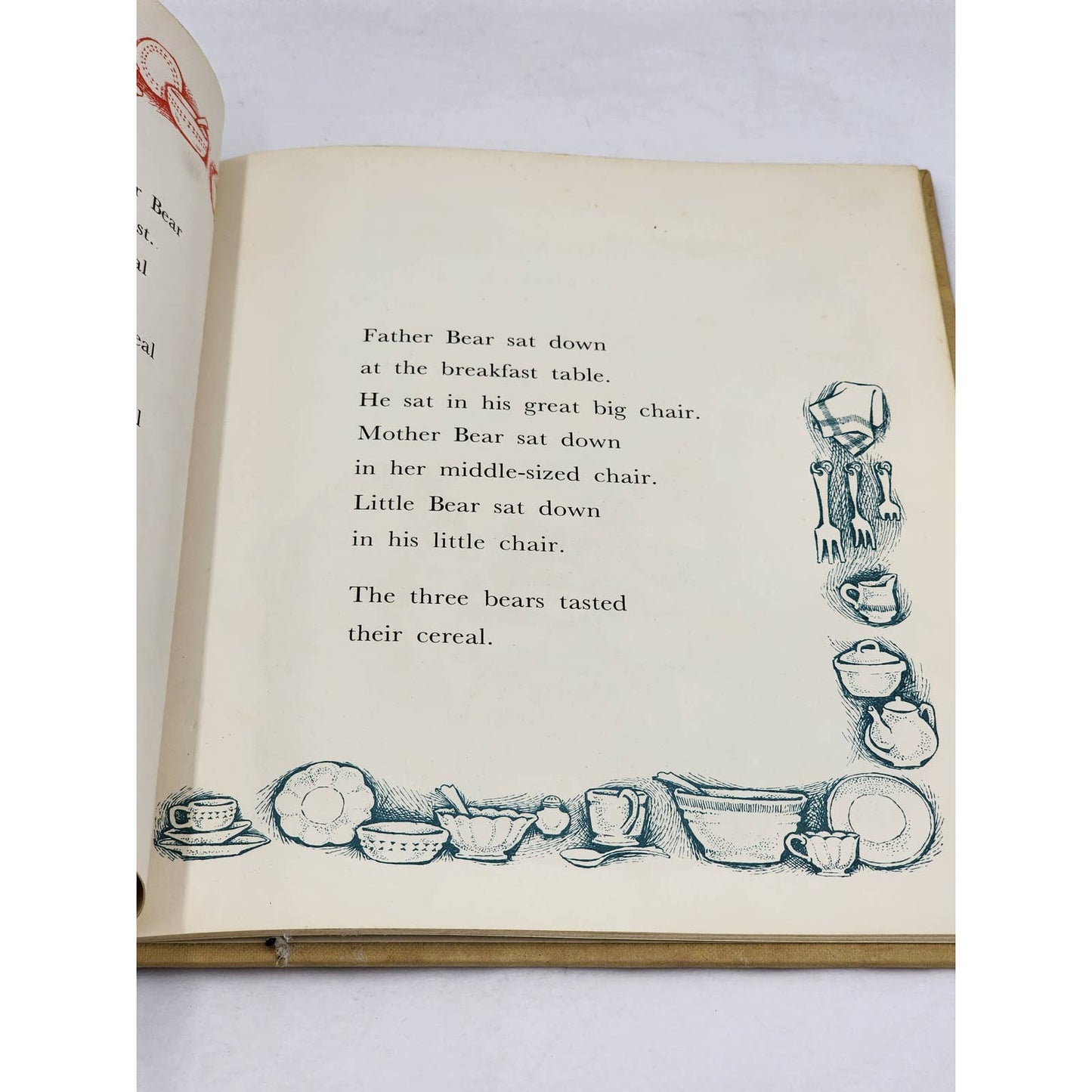 The Three Bears And Goldilocks Childrens Early Fun To Read Classic Vintage 1962