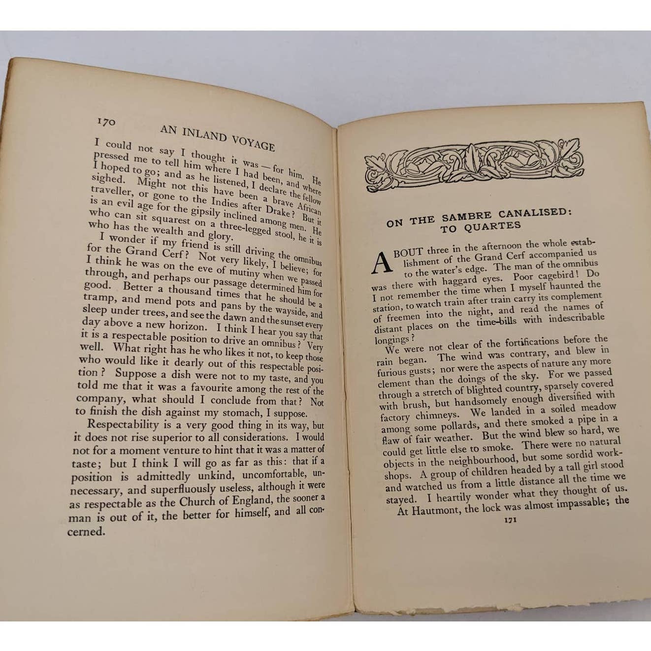 Travels With A Donkey In Cevennes Inland Voyage By Robert Louis Stevenson  1909