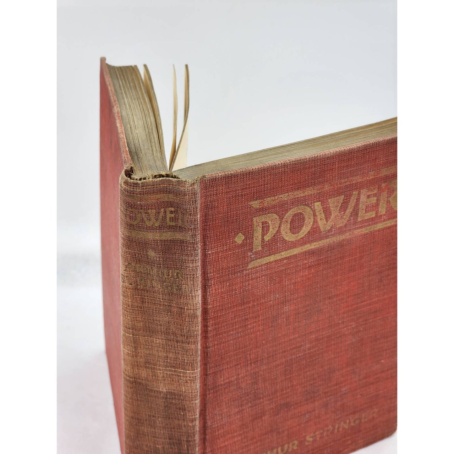 Power By Arthur Stringer Railroad Antique Antiquarian 1925