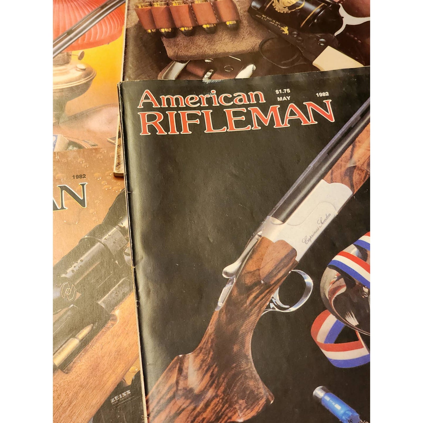 1982 The American Rifleman Magazine Lot 12 Vintage American History Hunting NRA