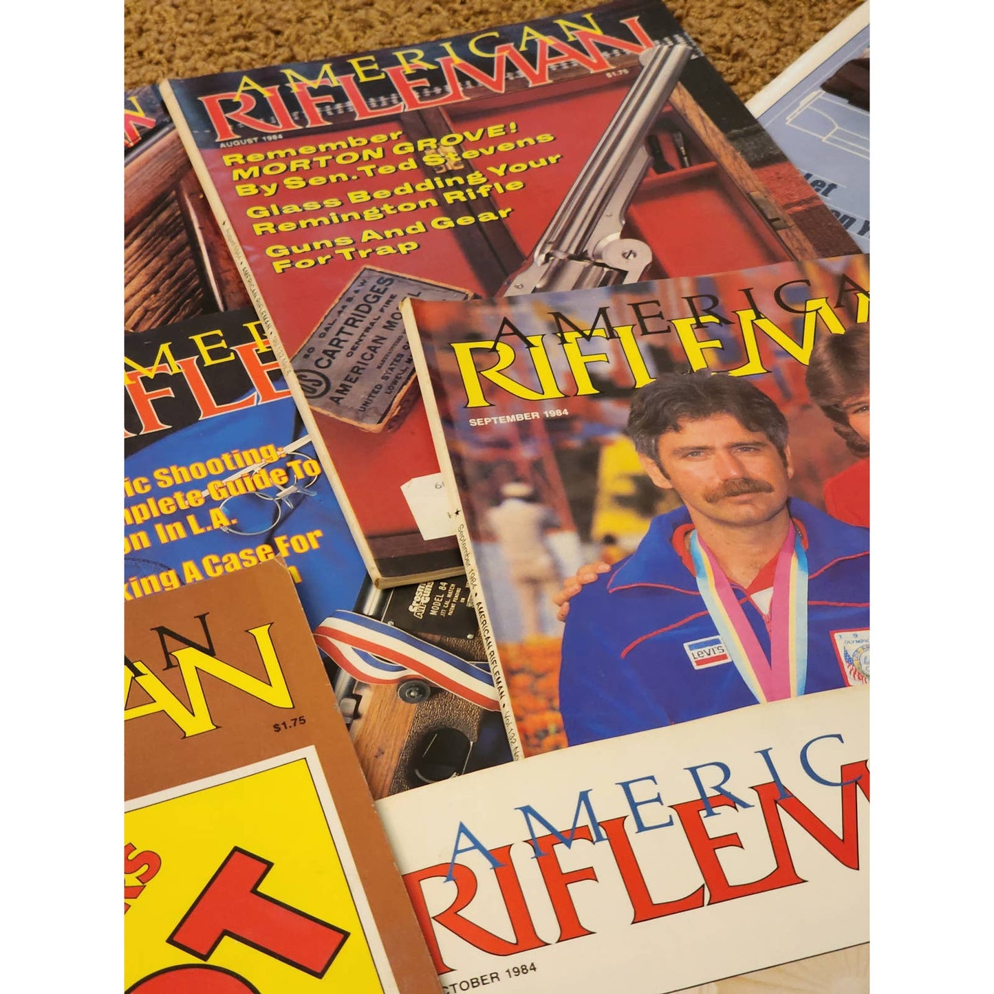 1984 The American Rifleman Magazine Lot 12 Vintage American History Hunting NRA