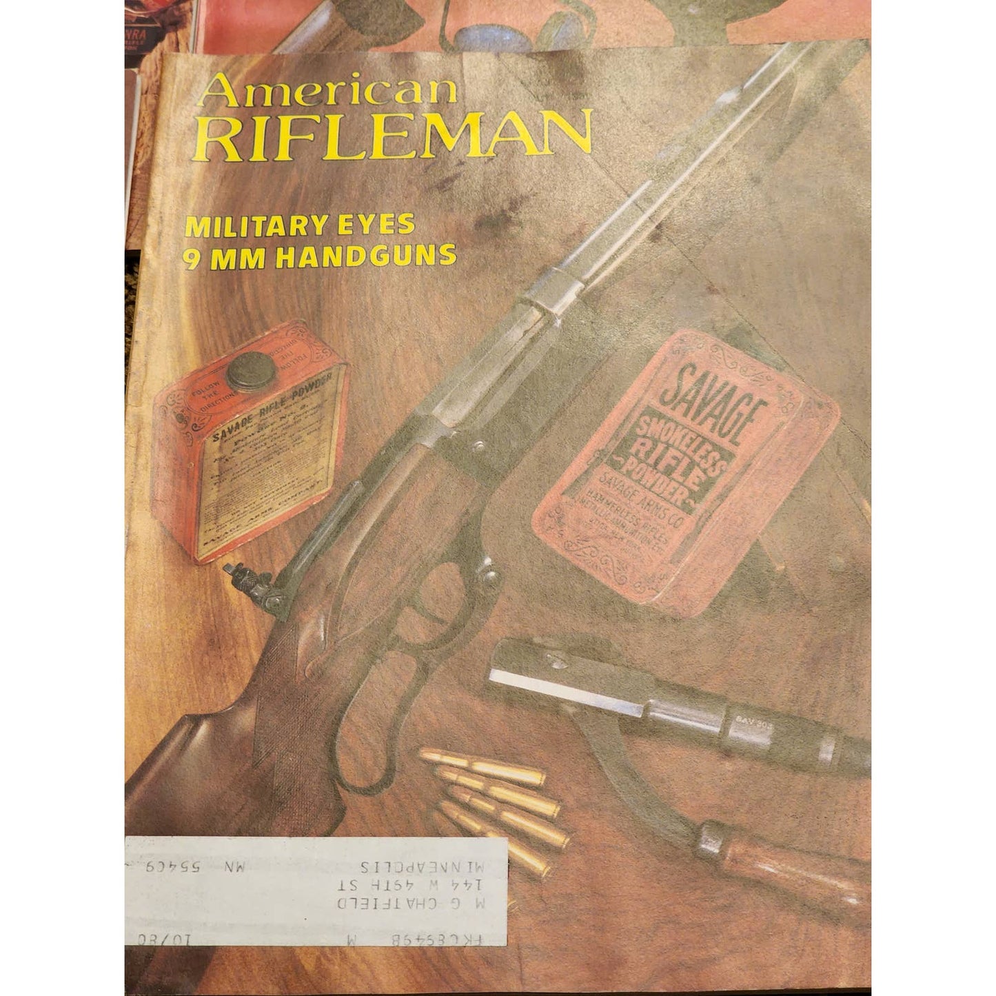 1980 The American Rifleman Magazine Lot 12 Vintage American History Hunting NRA