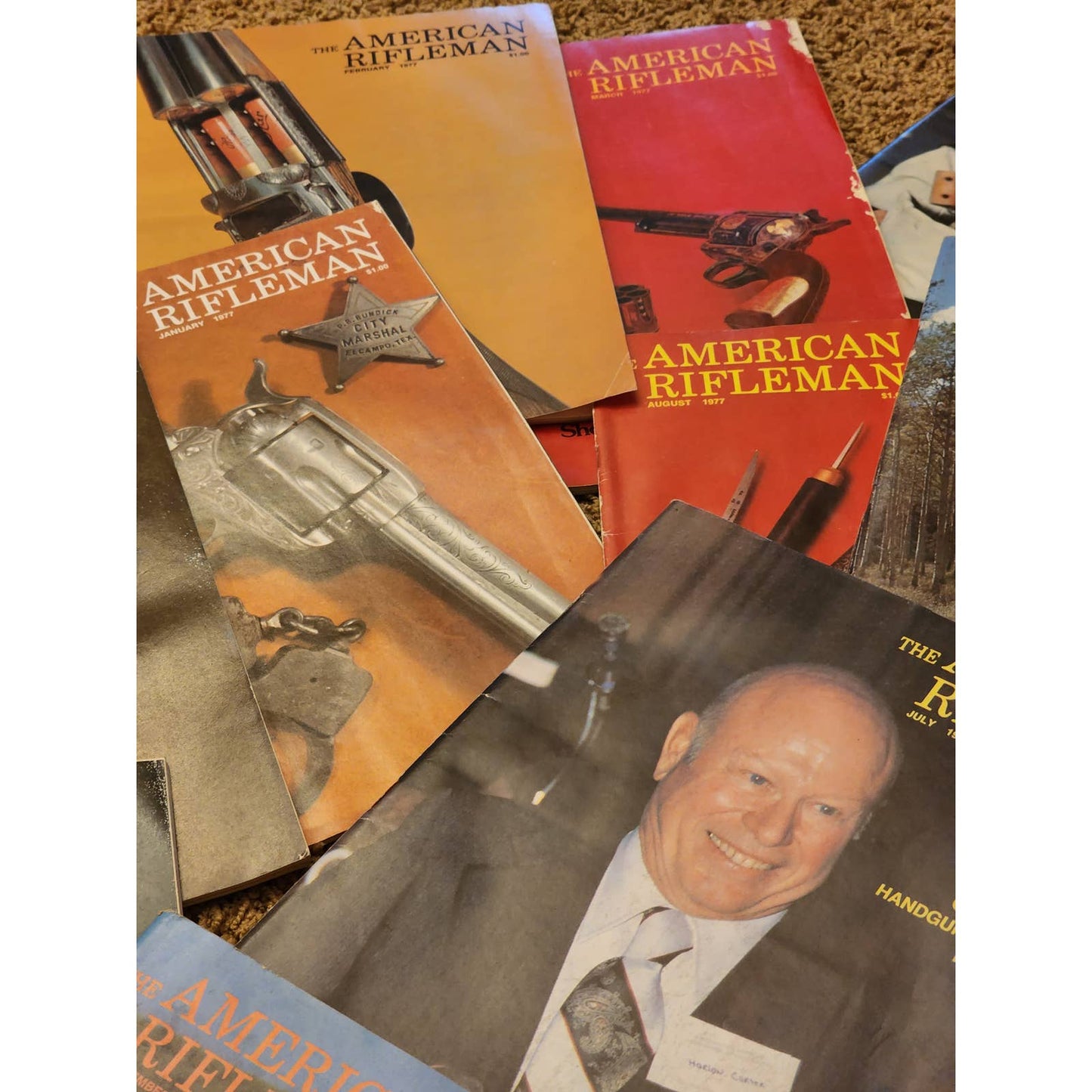 1977 The American Rifleman Magazine Lot 12 Vintage American History Hunting NRA