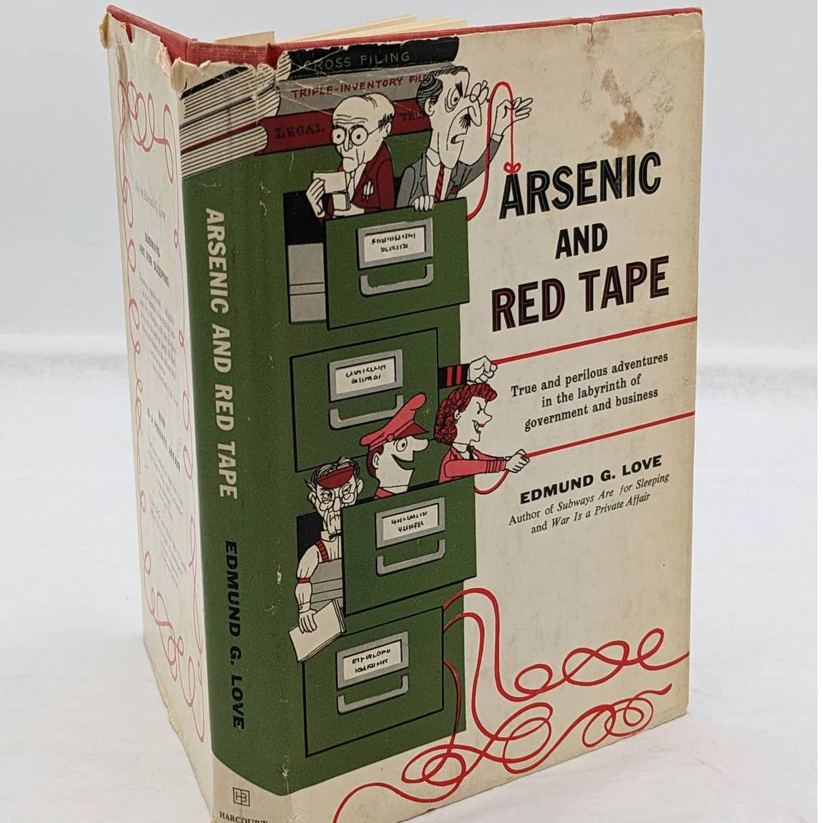 Arsenic And Red Tape By Edmund G. Love Vintage Mystery Novel 1960