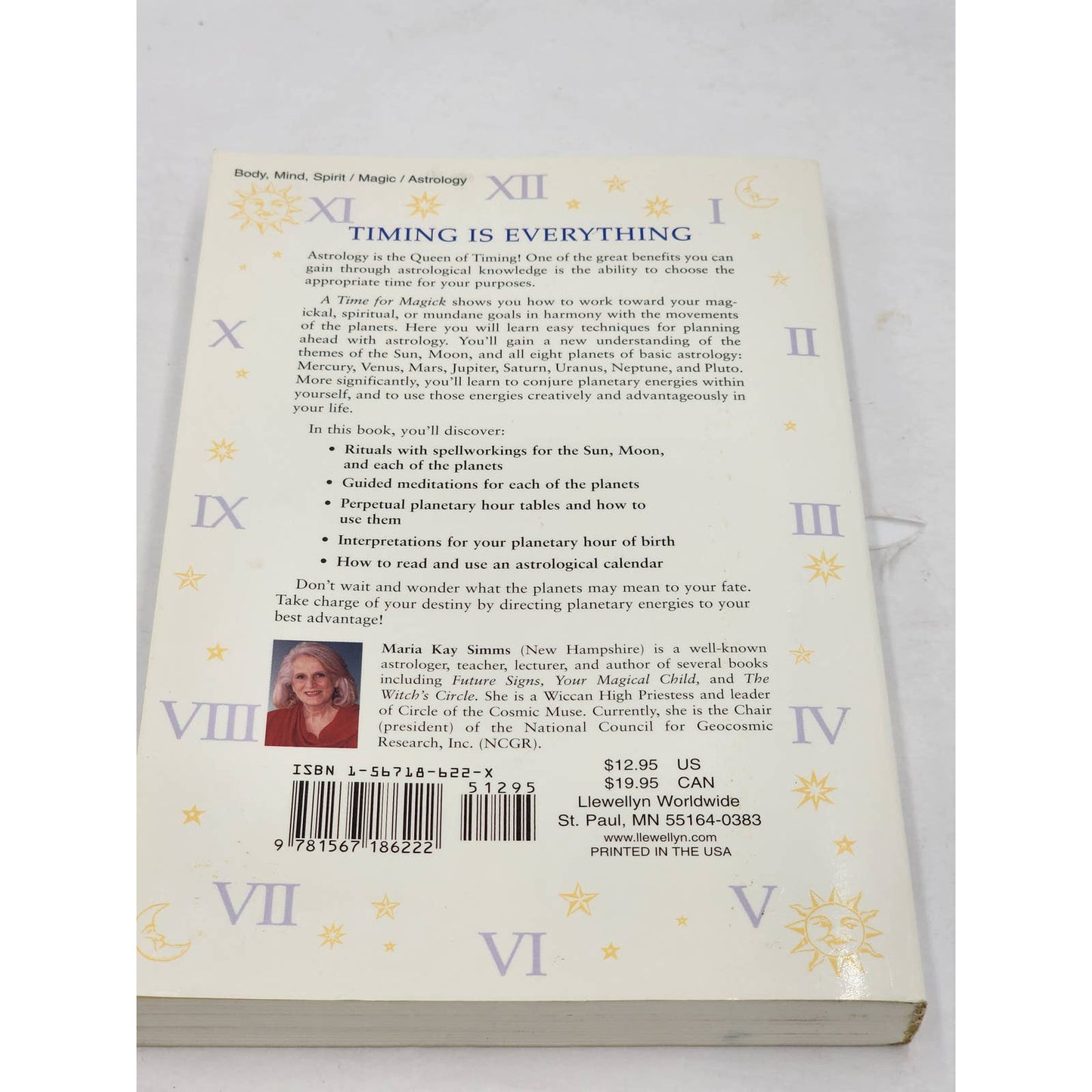 A Time For Magick Planetary Hours Mediation Ritual Spells By Maria Kay Simms 1st