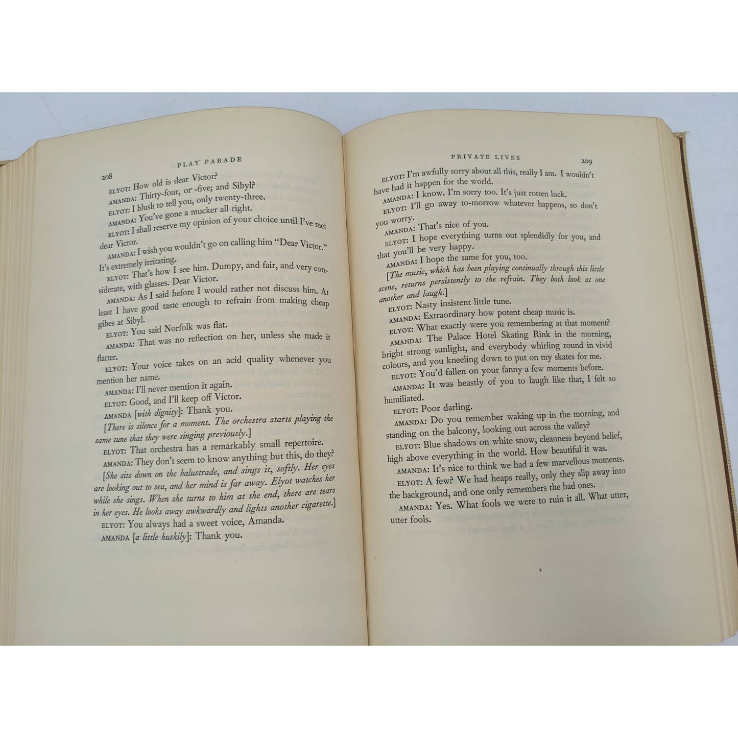 Play Parade By Noel Coward 1933 Book