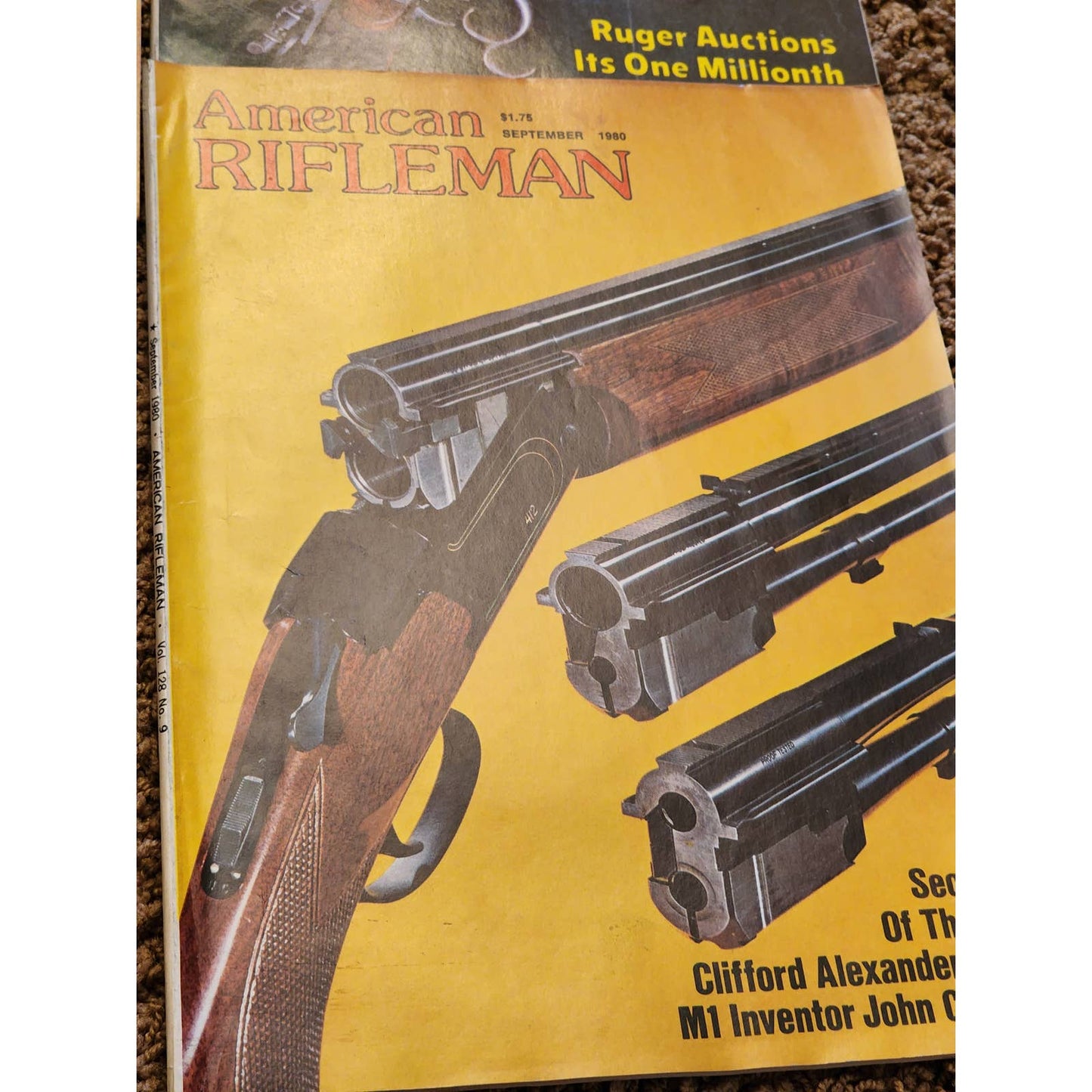 1980 The American Rifleman Magazine Lot 12 Vintage American History Hunting NRA