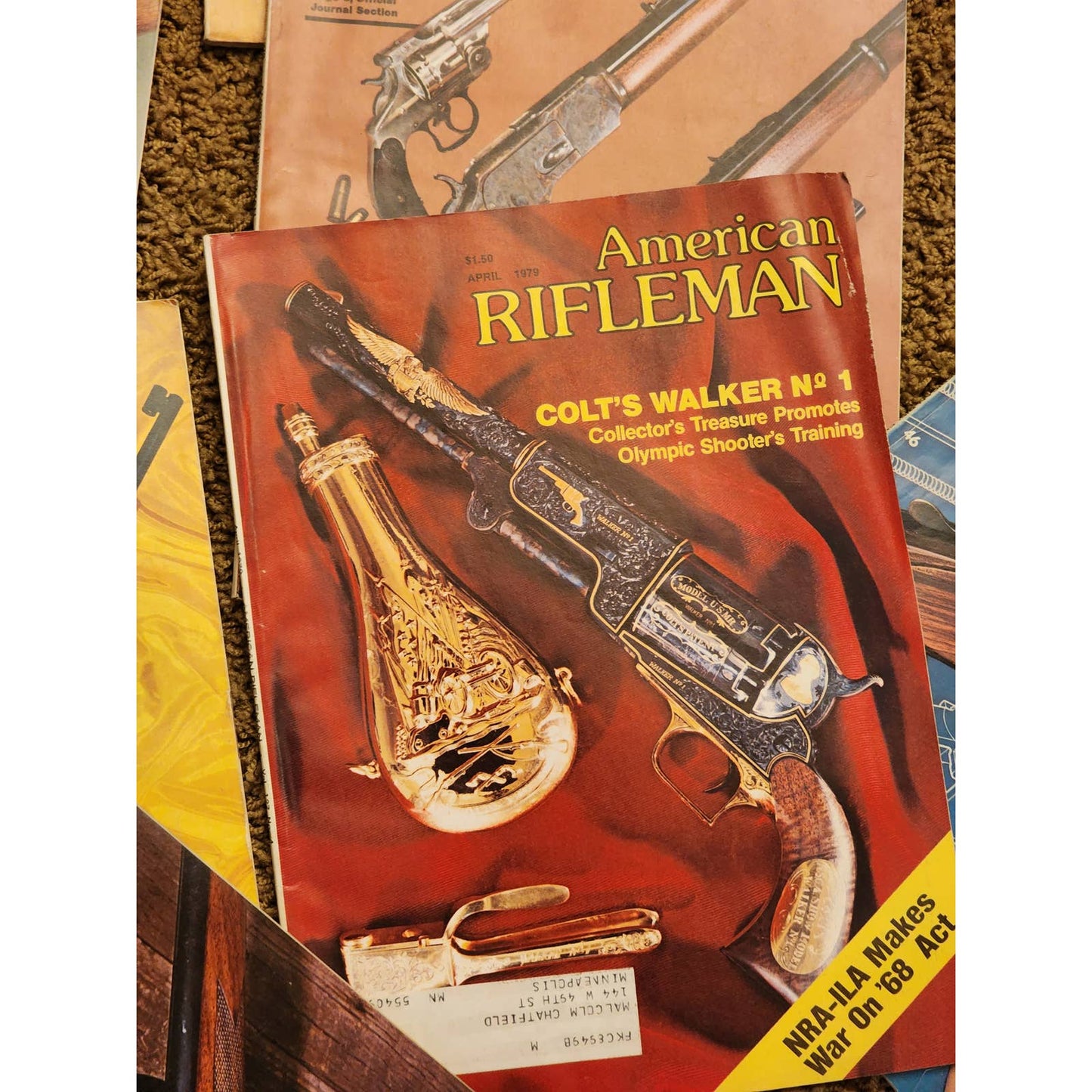 1979 The American Rifleman Magazine Lot 12 Vintage American History Hunting NRA