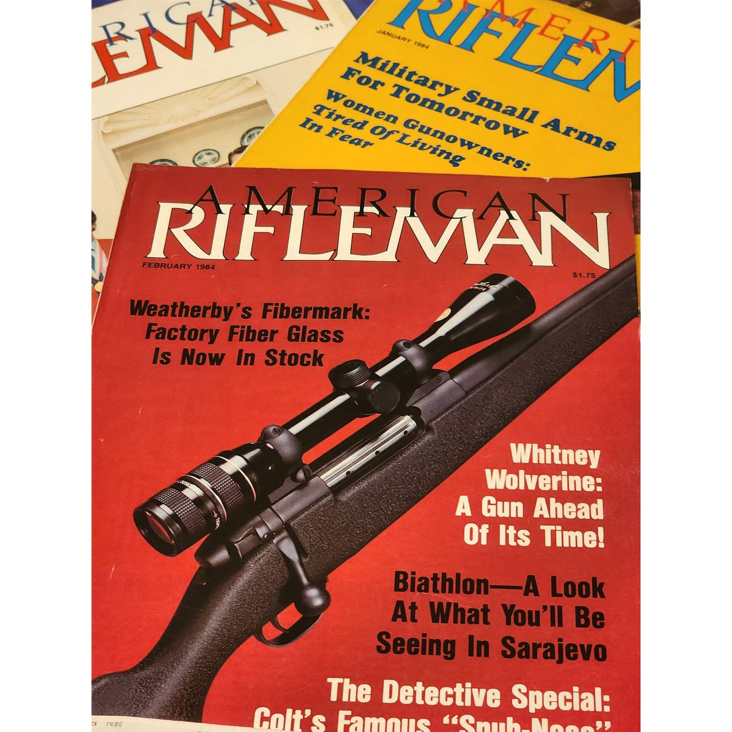 1984 The American Rifleman Magazine Lot 12 Vintage American History Hunting NRA