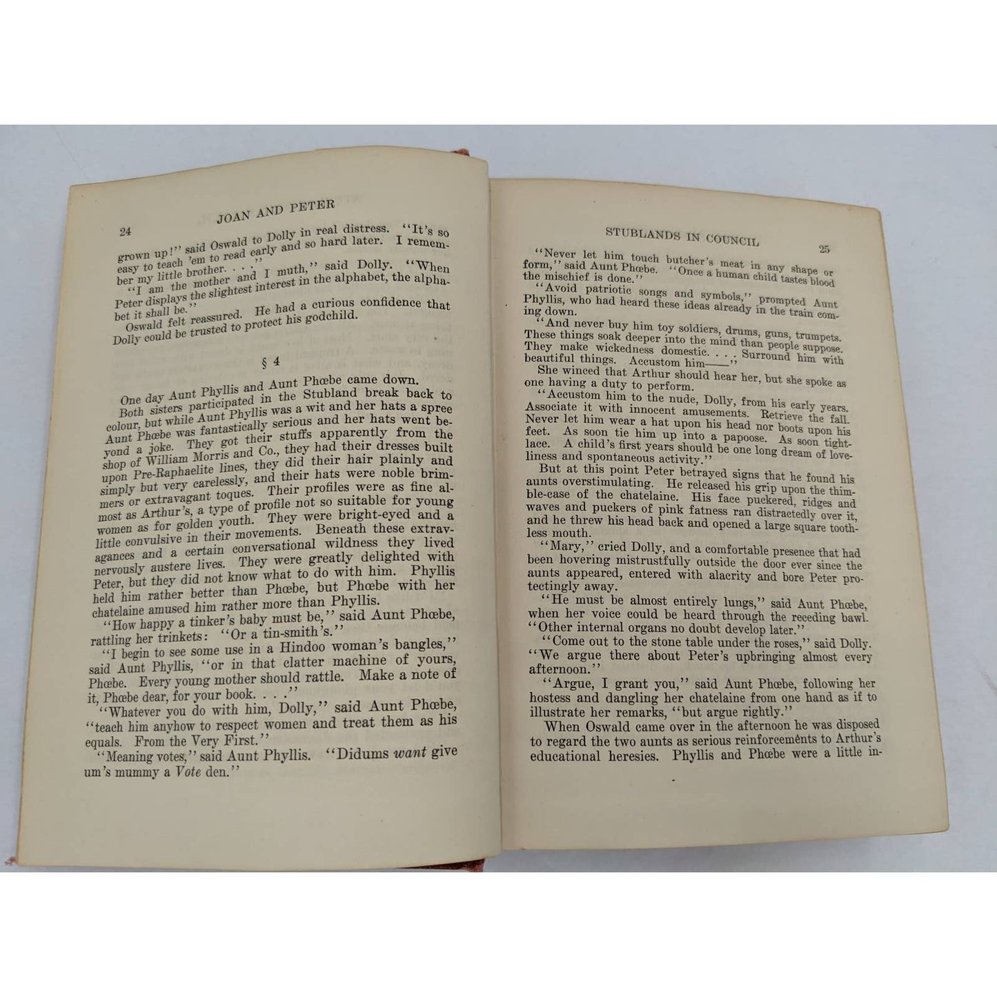 Joan And Peter The Story Of An Education By H.G. Wells Antiquarian Antique 1918