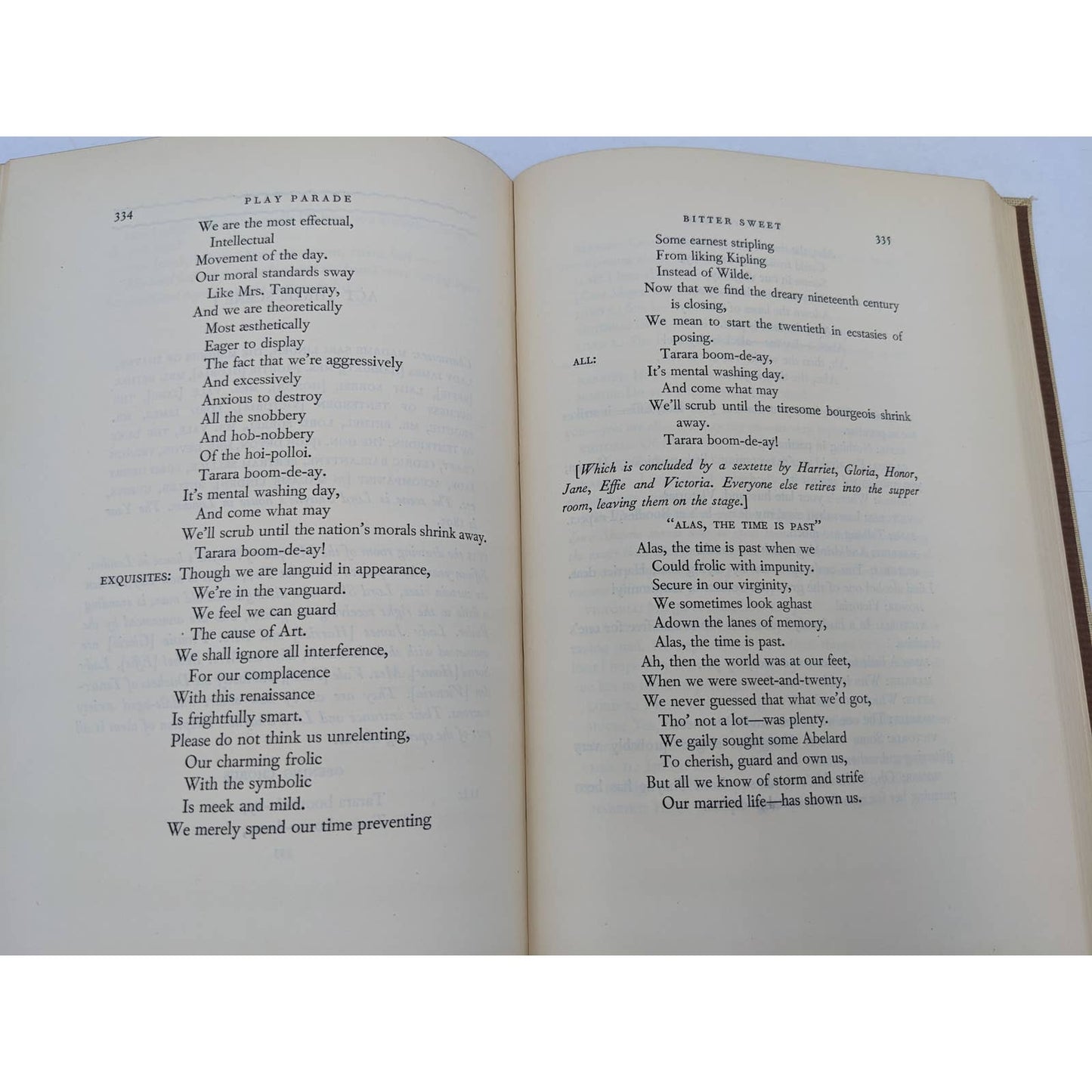 Play Parade By Noel Coward 1933 Book