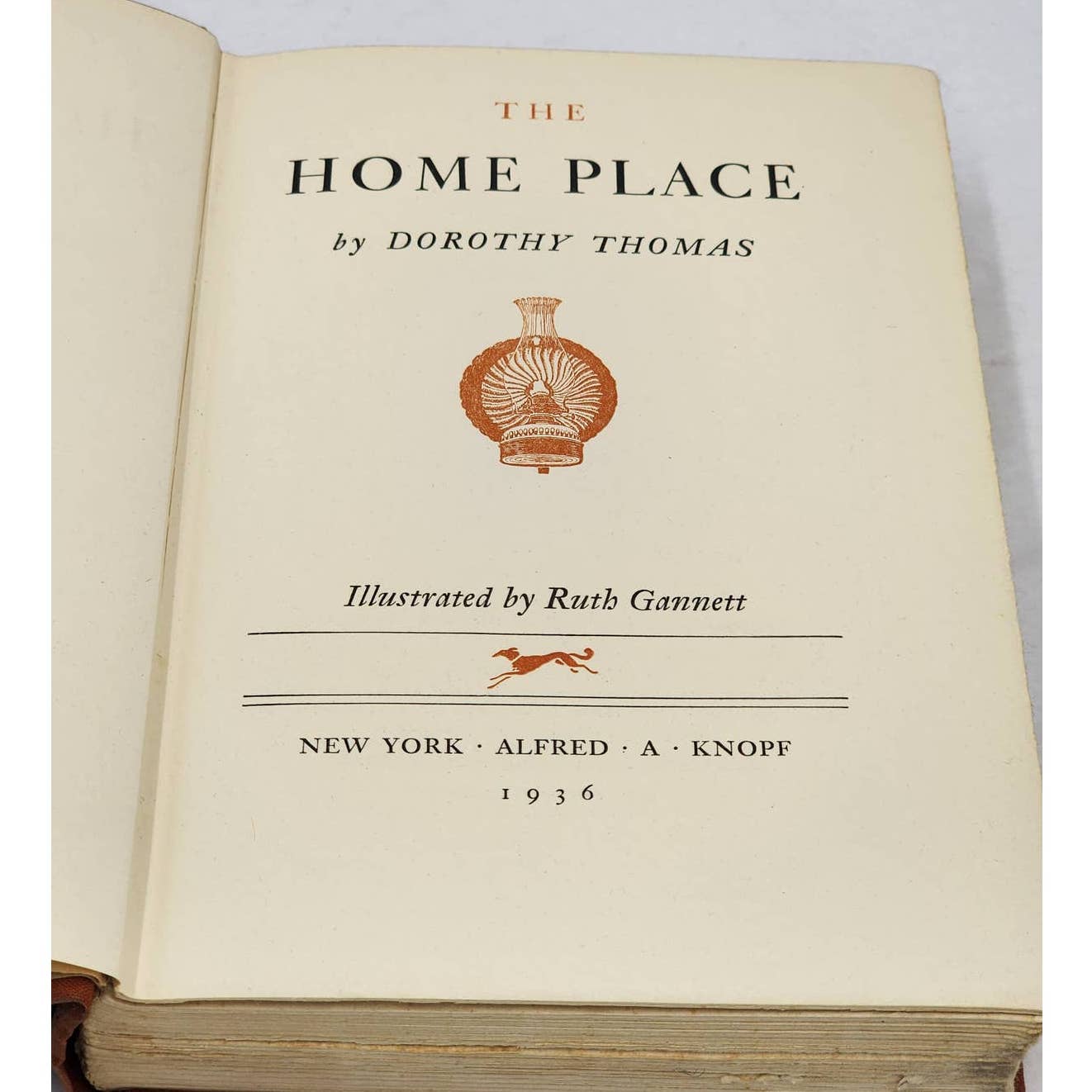 The Home Place By Dorothy Thomas Illustrated First Edition Vintage 1936