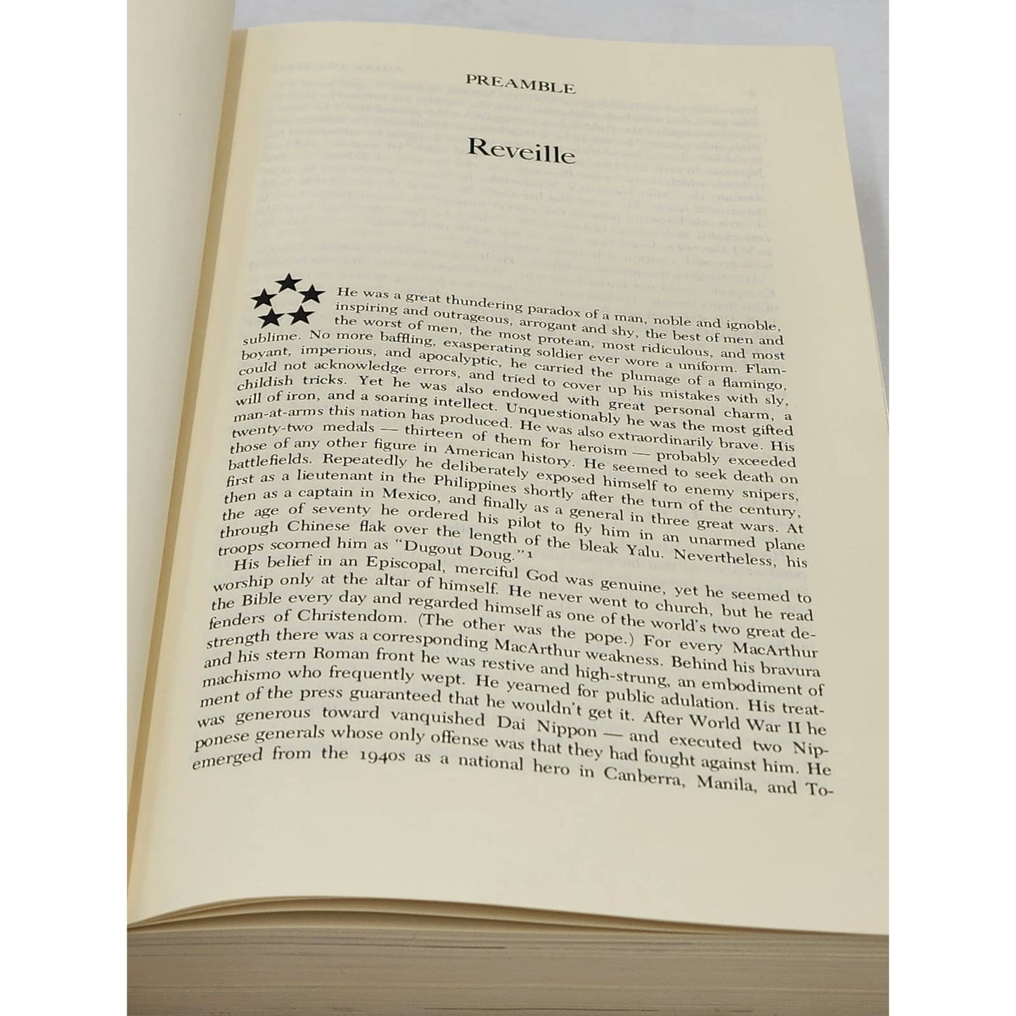 American Caesar Douglas Macarthur 1880-1964 By William Manchester Vintage 1978