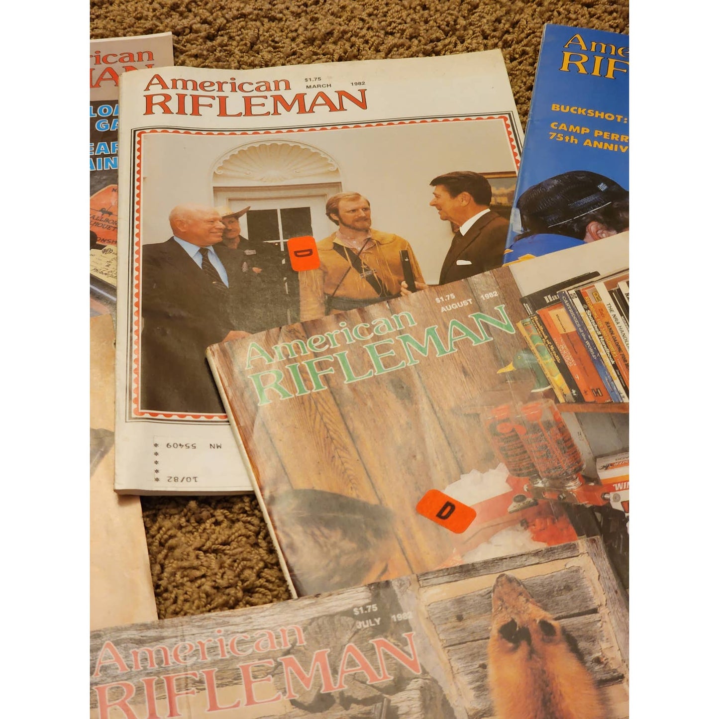 1982 The American Rifleman Magazine Lot 12 Vintage American History Hunting NRA