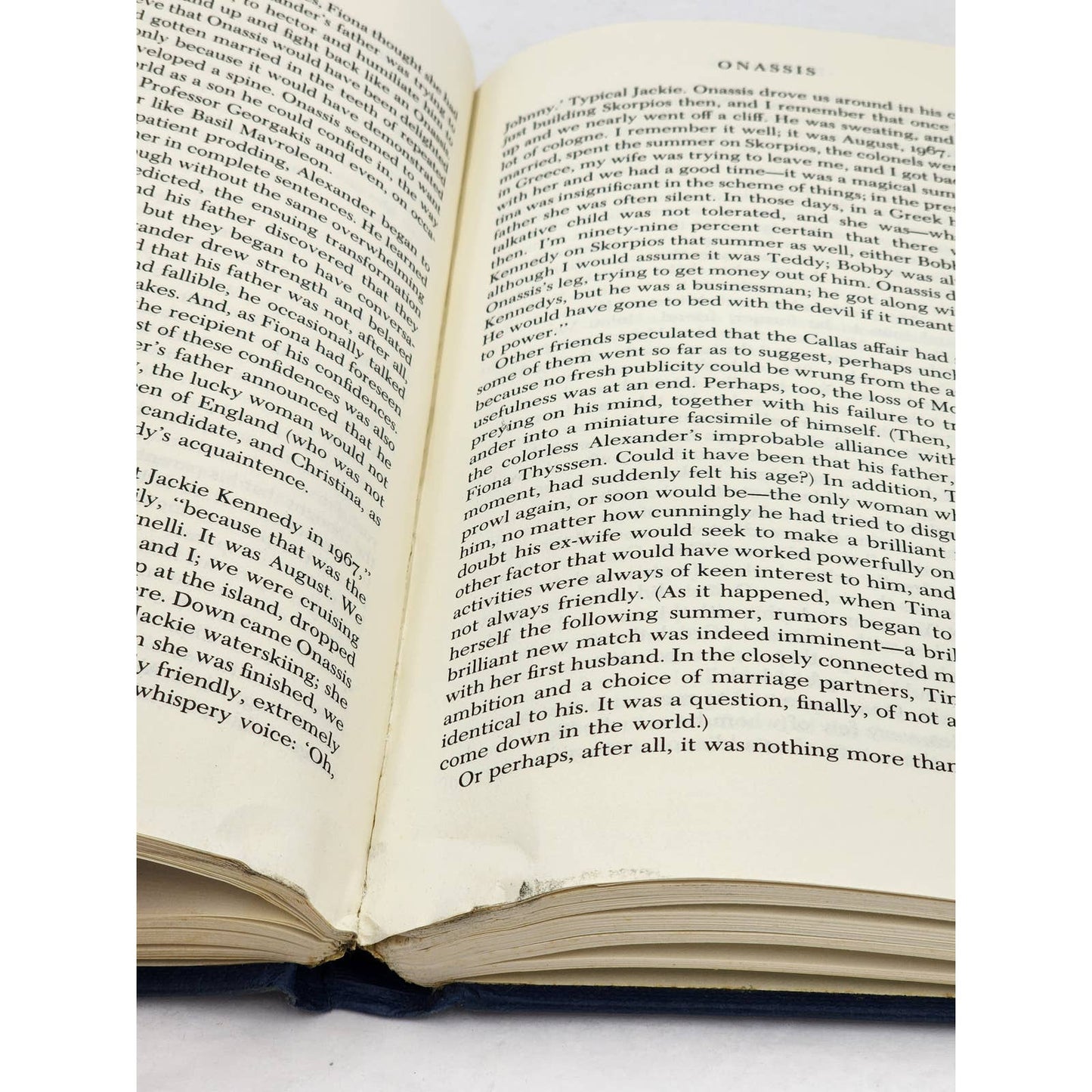 Onassis Aristotle Christina By Davis 1st Edition Business Biography Vintage 1986