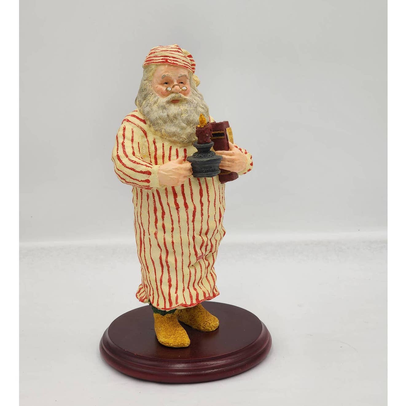 Dept 56 Santa Figurine Good Girls Boys Bedtime Christmas Holiday Decor 9"
