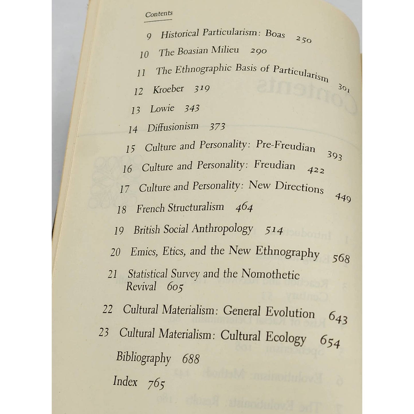 Rise Anthropological Theory History Theories Culture Marvin Harris Vintage 1968