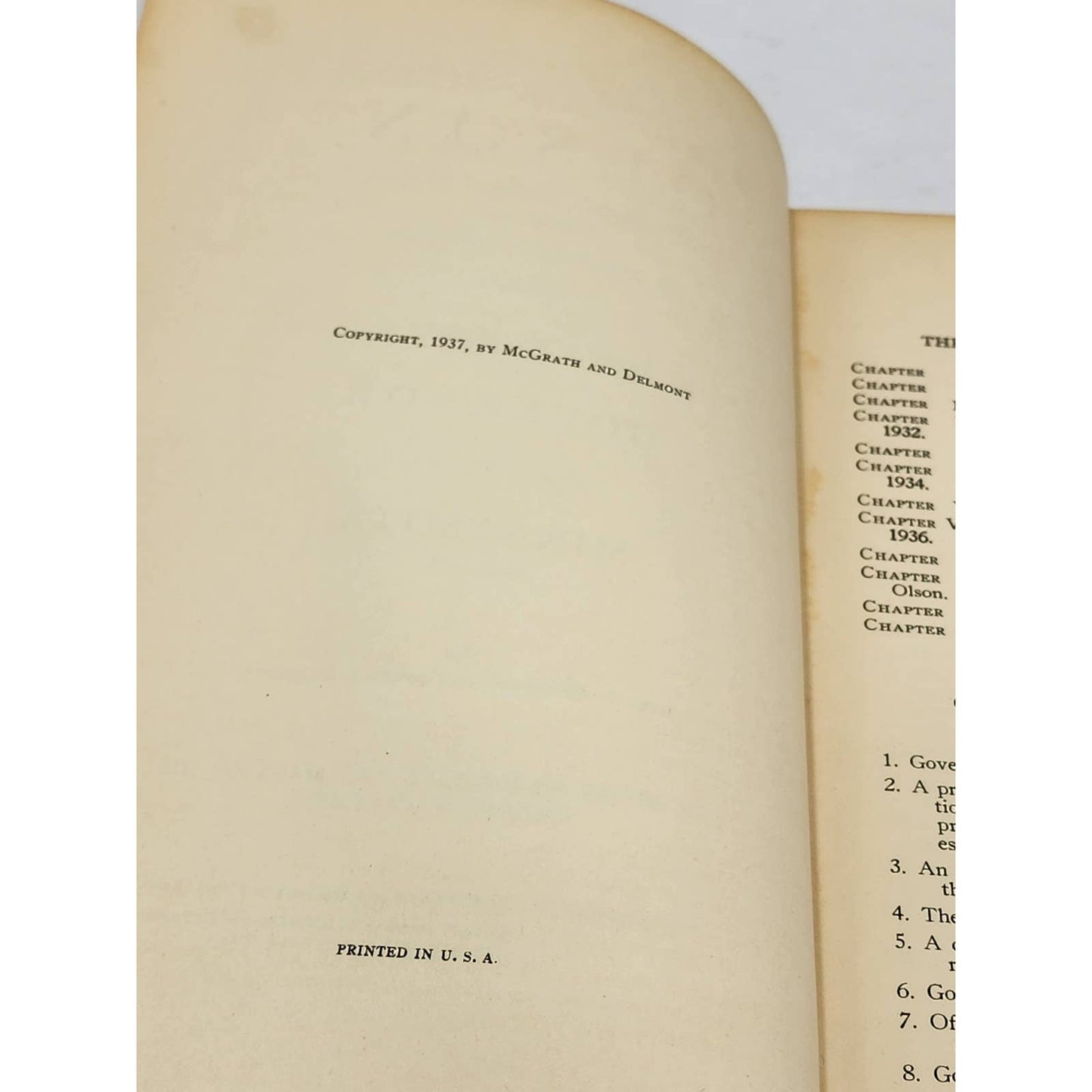Floyd Bjornsterne Olson Minnesota Liberal Governor By John McGrath Vintage 1937