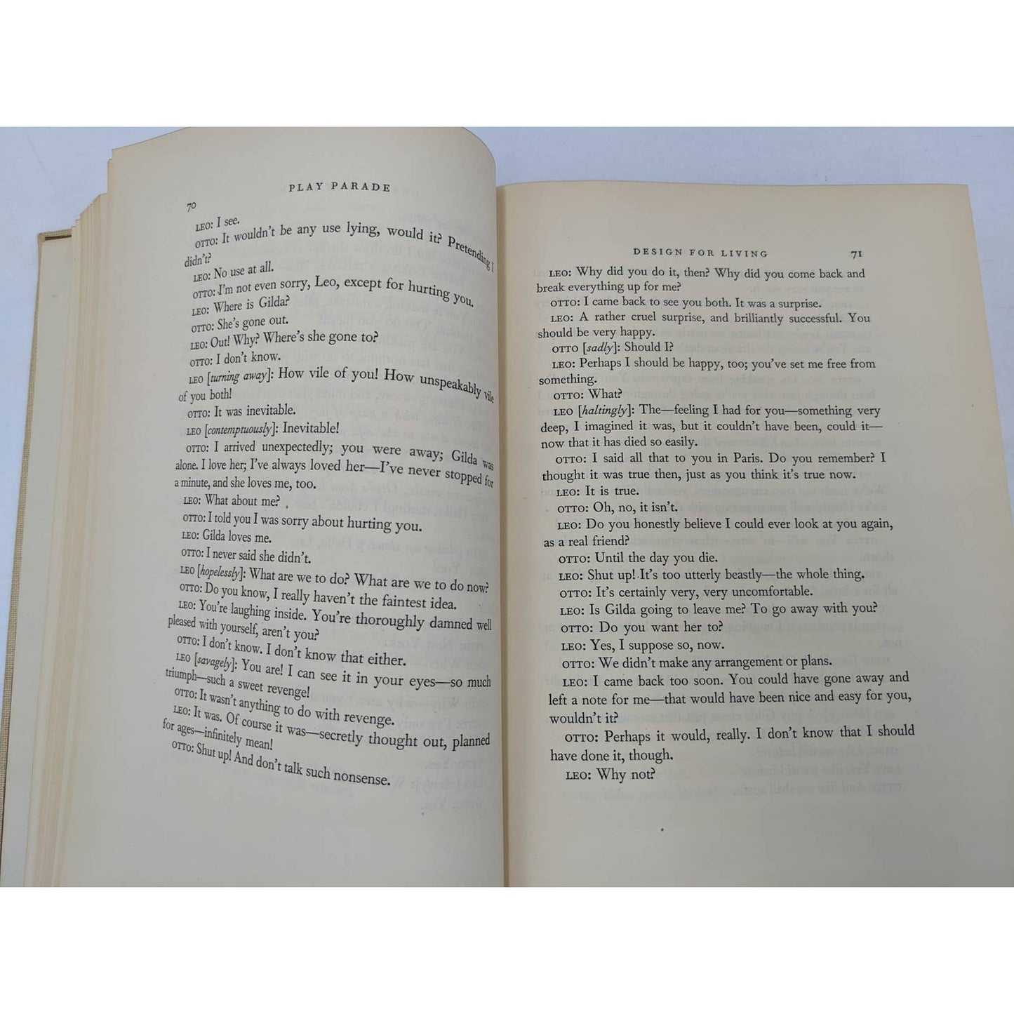 Play Parade By Noel Coward 1933 Book