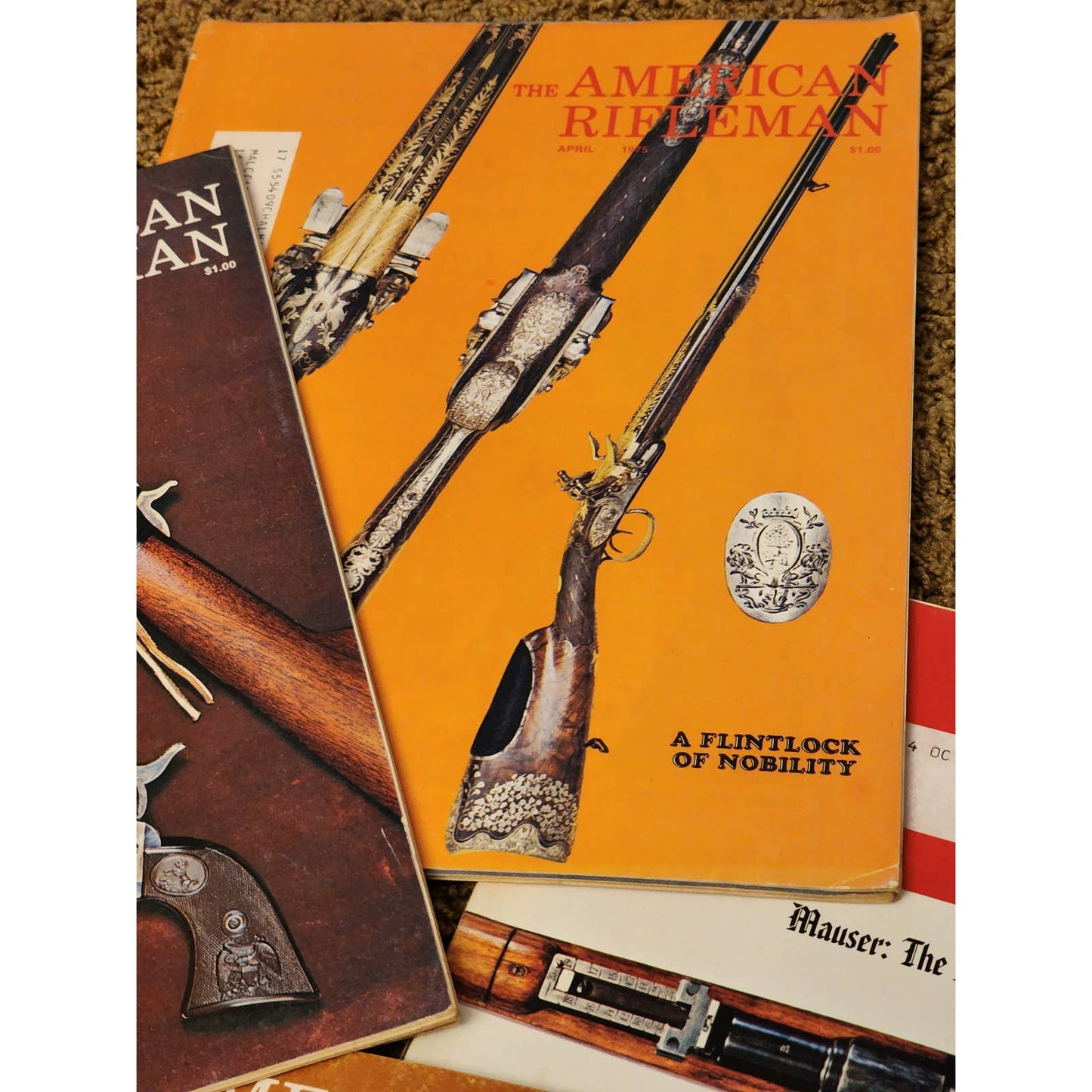 1975 The American Rifleman Magazine Lot 9 Vintage American History Hunting NRA