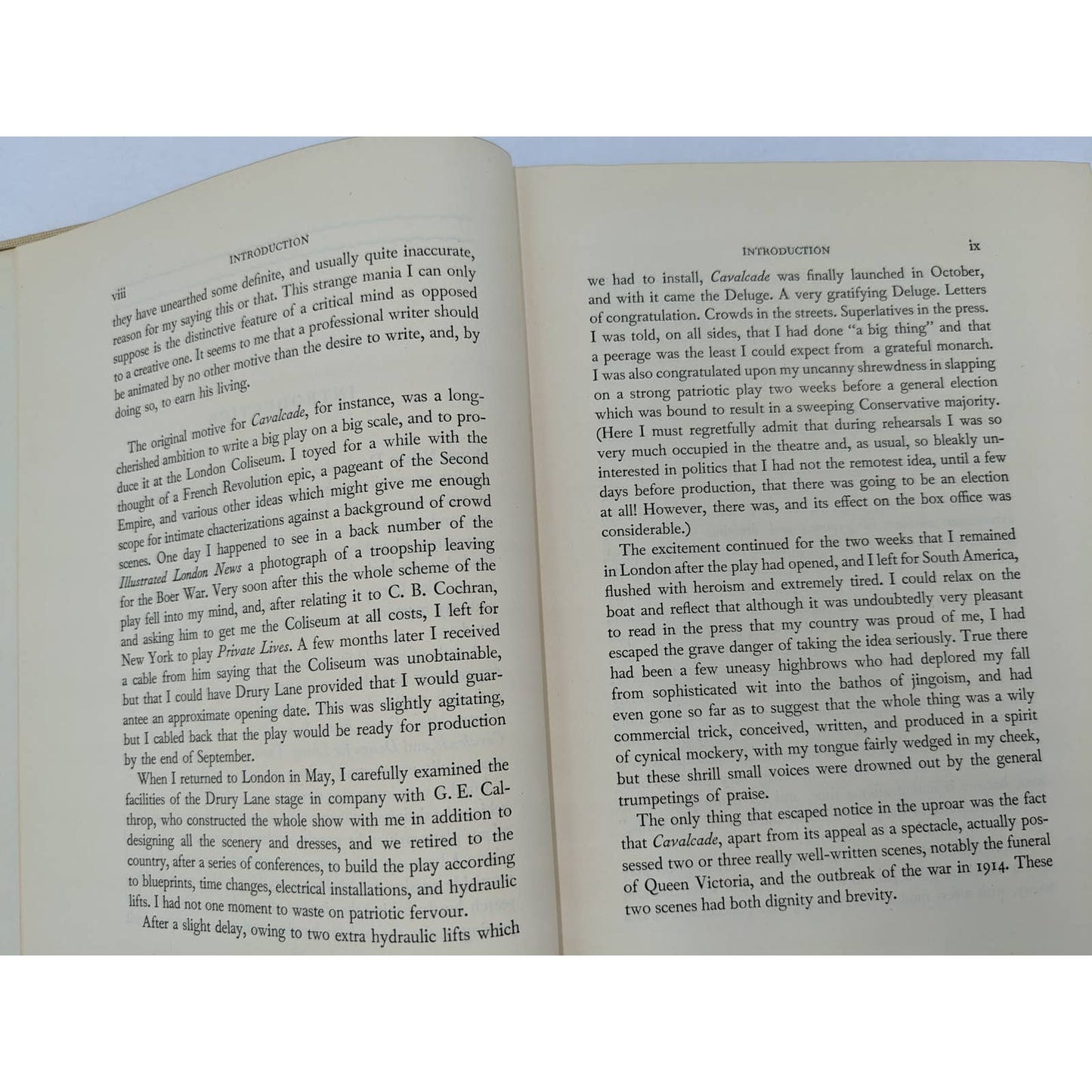 Play Parade By Noel Coward 1933 Book