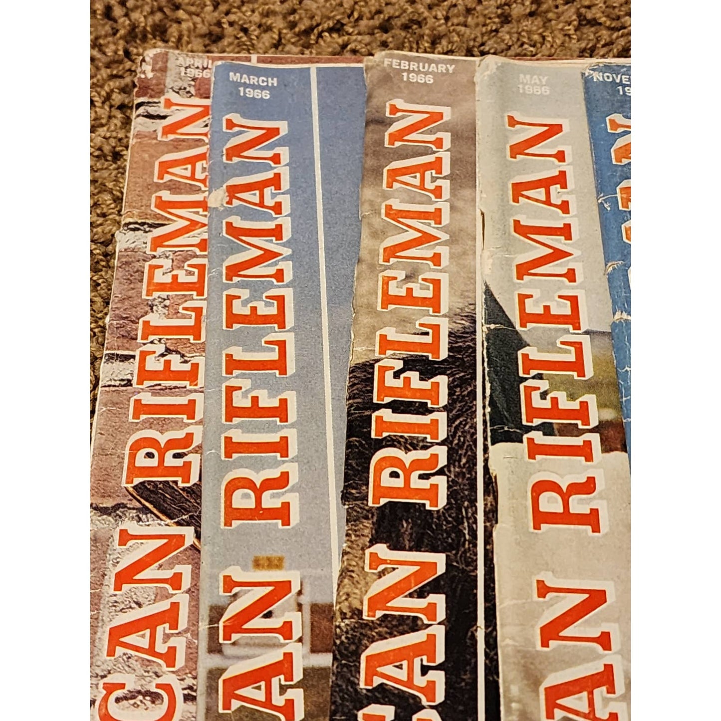 1966 The American Rifleman Magazine Lot 11 Vintage American History Hunting NRA