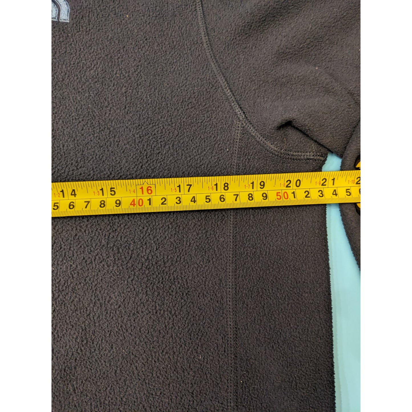 North Face Mens Fleece Sweatshirt Sz L Zip Up Pullover Soft Comfort Glacier Blue