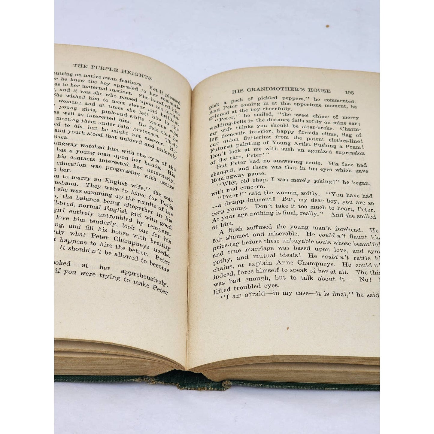 The Purple Heights By Marie Conway Oemler Antiquarian Vintage 1920