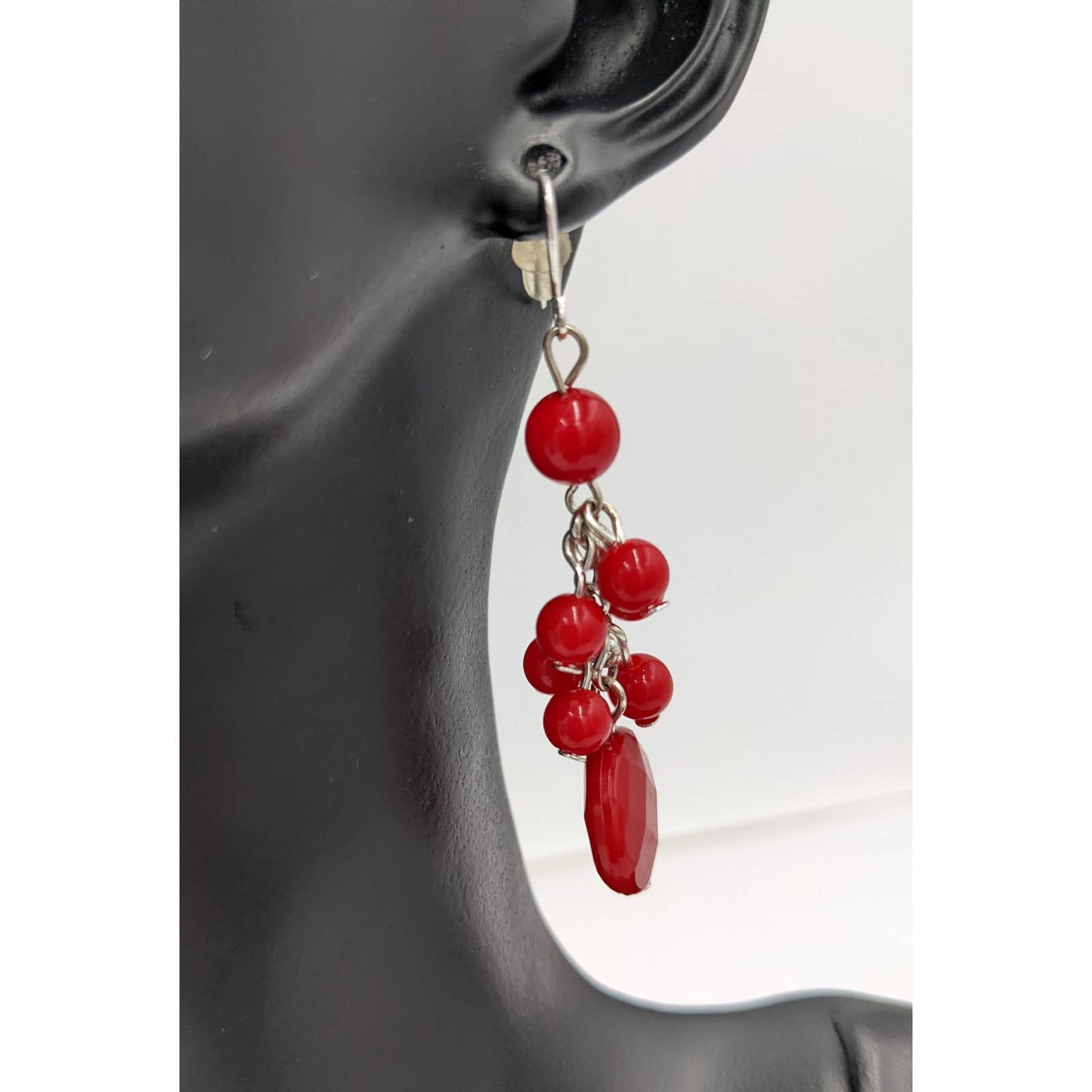 Dangle Drop Earrings Women Red Fashion Dazzling Elegant Classy Fashion Jewelry