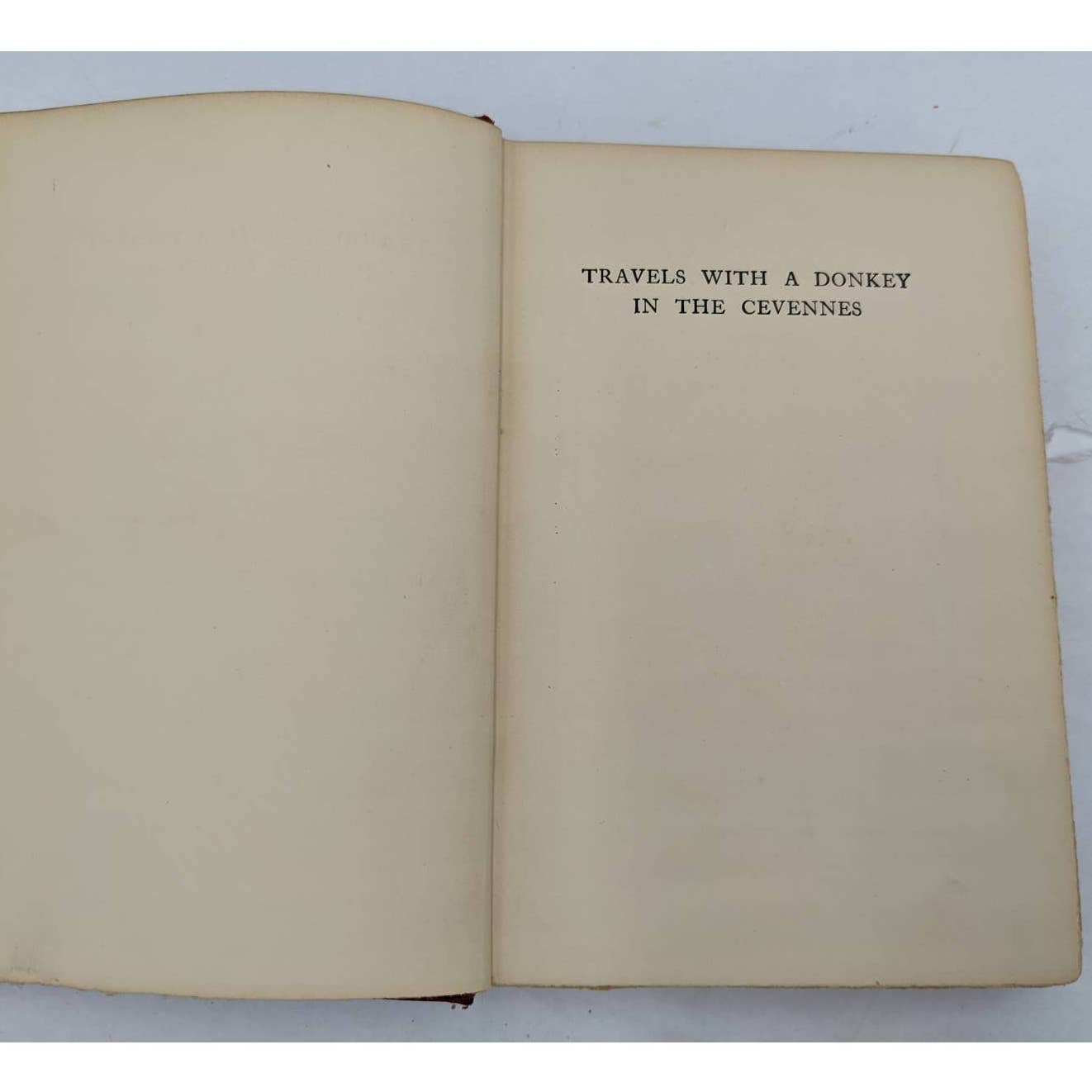 Travels With A Donkey In Cevennes Inland Voyage By Robert Louis Stevenson  1909