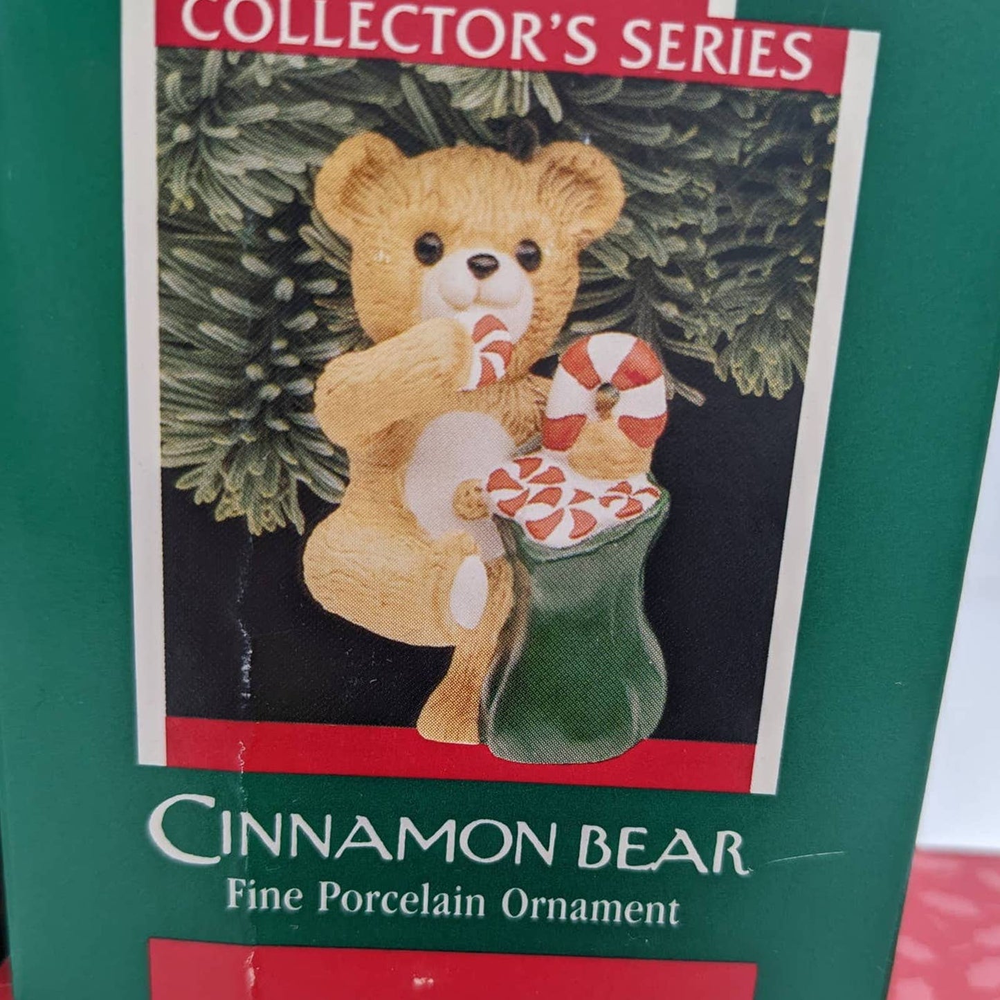 Hallmark Ornaments Vintage Keepsake Bright Playful Cinnamon Bear Snowbear W/Box