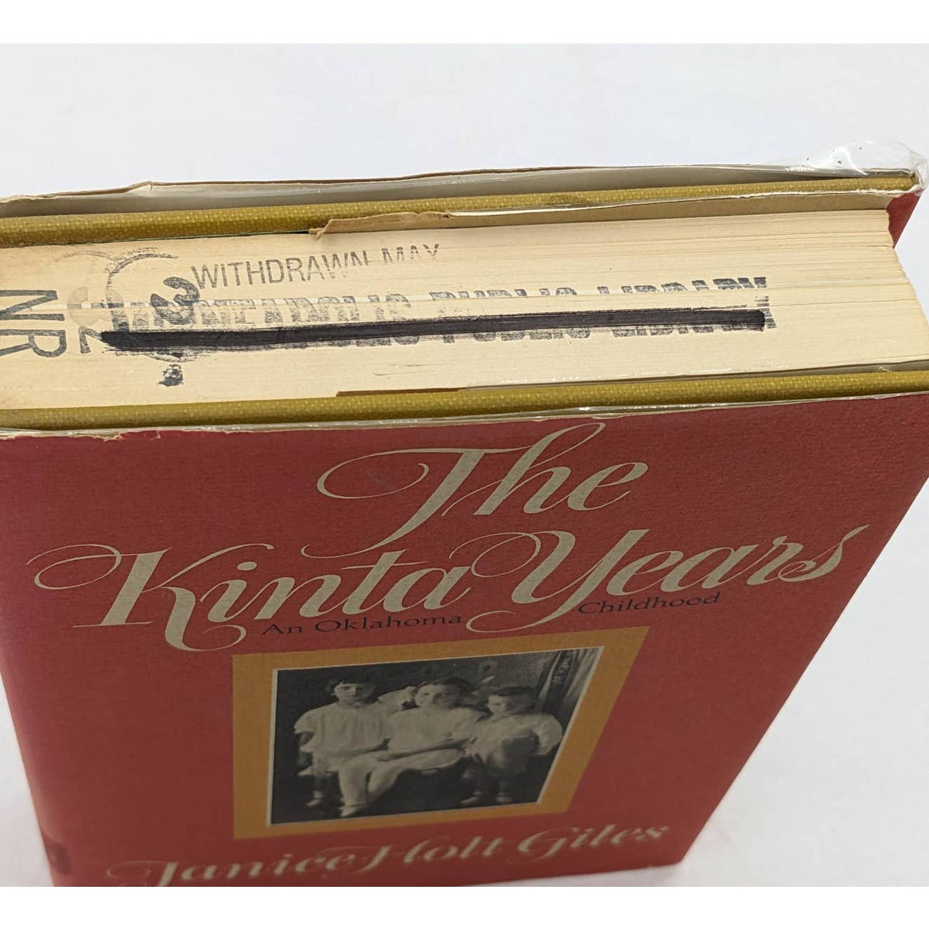 Kinta Years By Janice Holt Giles Vintage First Printing Childhood Biography 1973