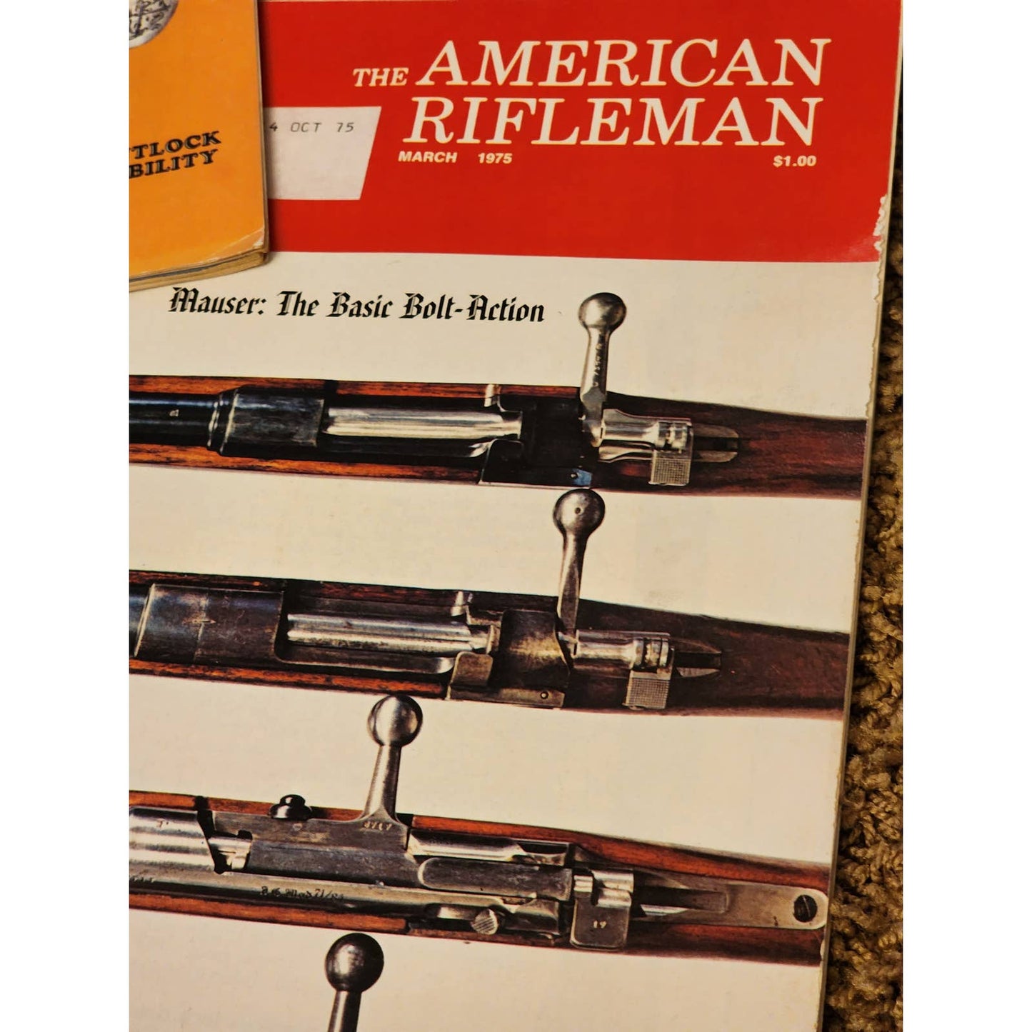 1975 The American Rifleman Magazine Lot 9 Vintage American History Hunting NRA