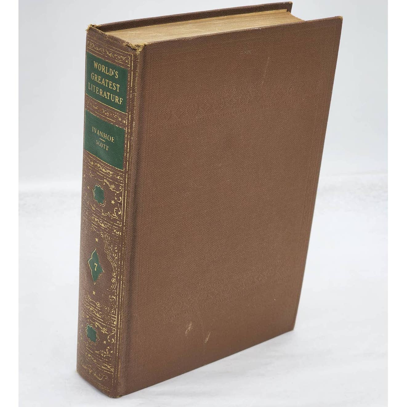 Ivanhoe: A Romance By Sir Walter Scott, Worlds Greatest Literature, Vintage Book