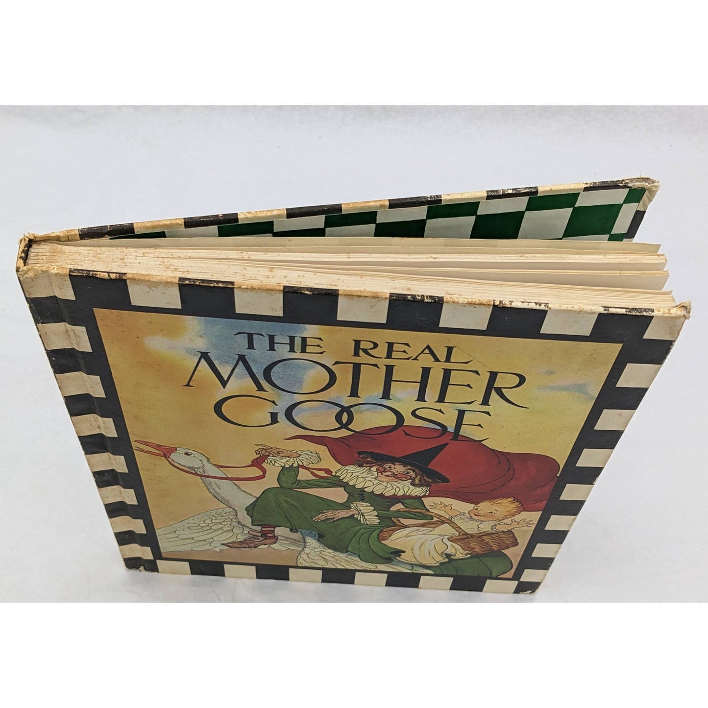 The Real Mother Goose Illustrated Blanche Fisher Wright Vintage Childrens 1944