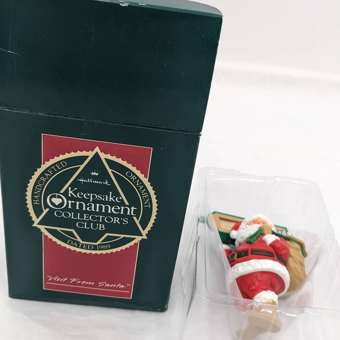 Hallmark Ornaments Vintage Santa Lot Visit From Santa Magic Ride Blimp W/Box