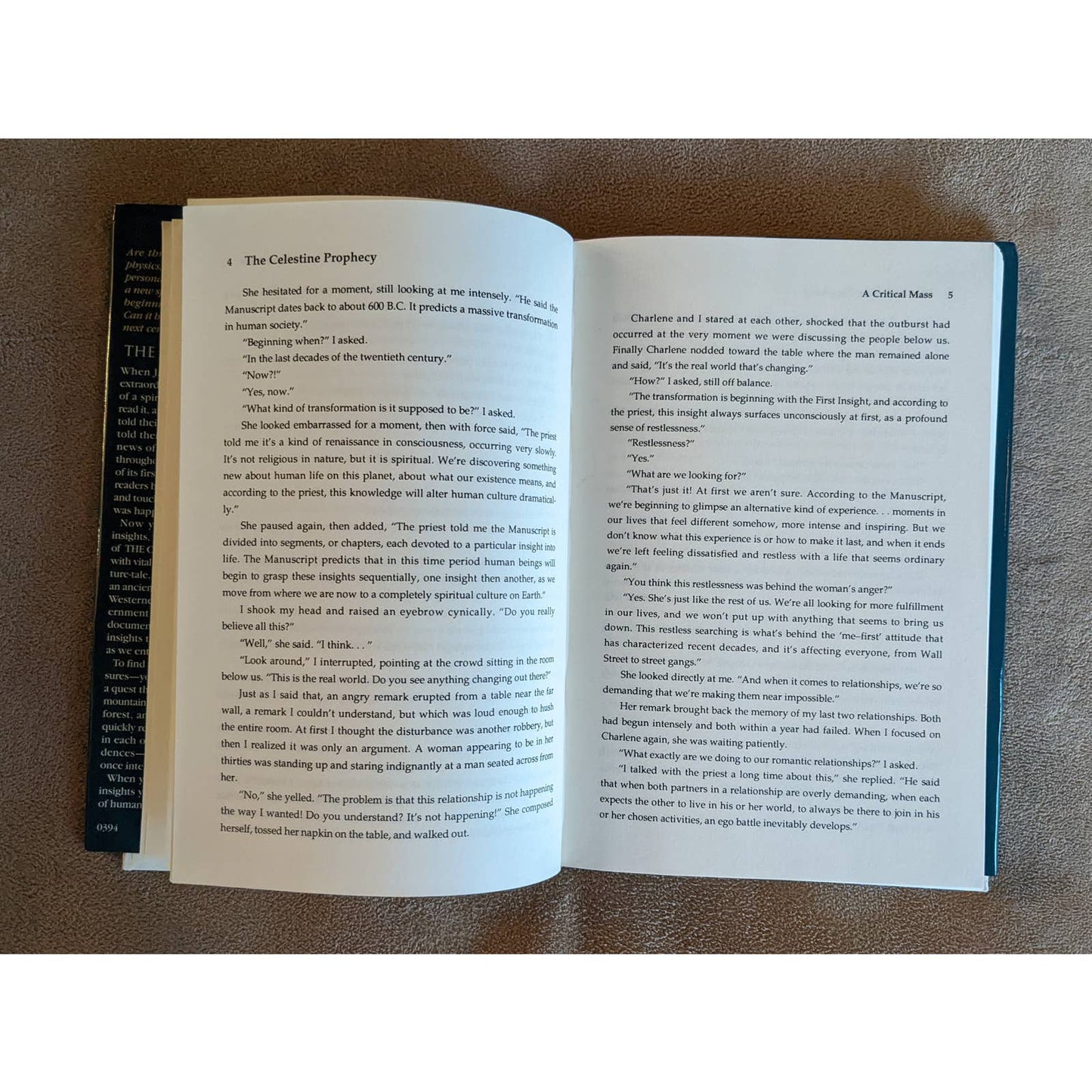 The Celestine Prophecy Adventure 1993 By James Redfield New Age Spirituality