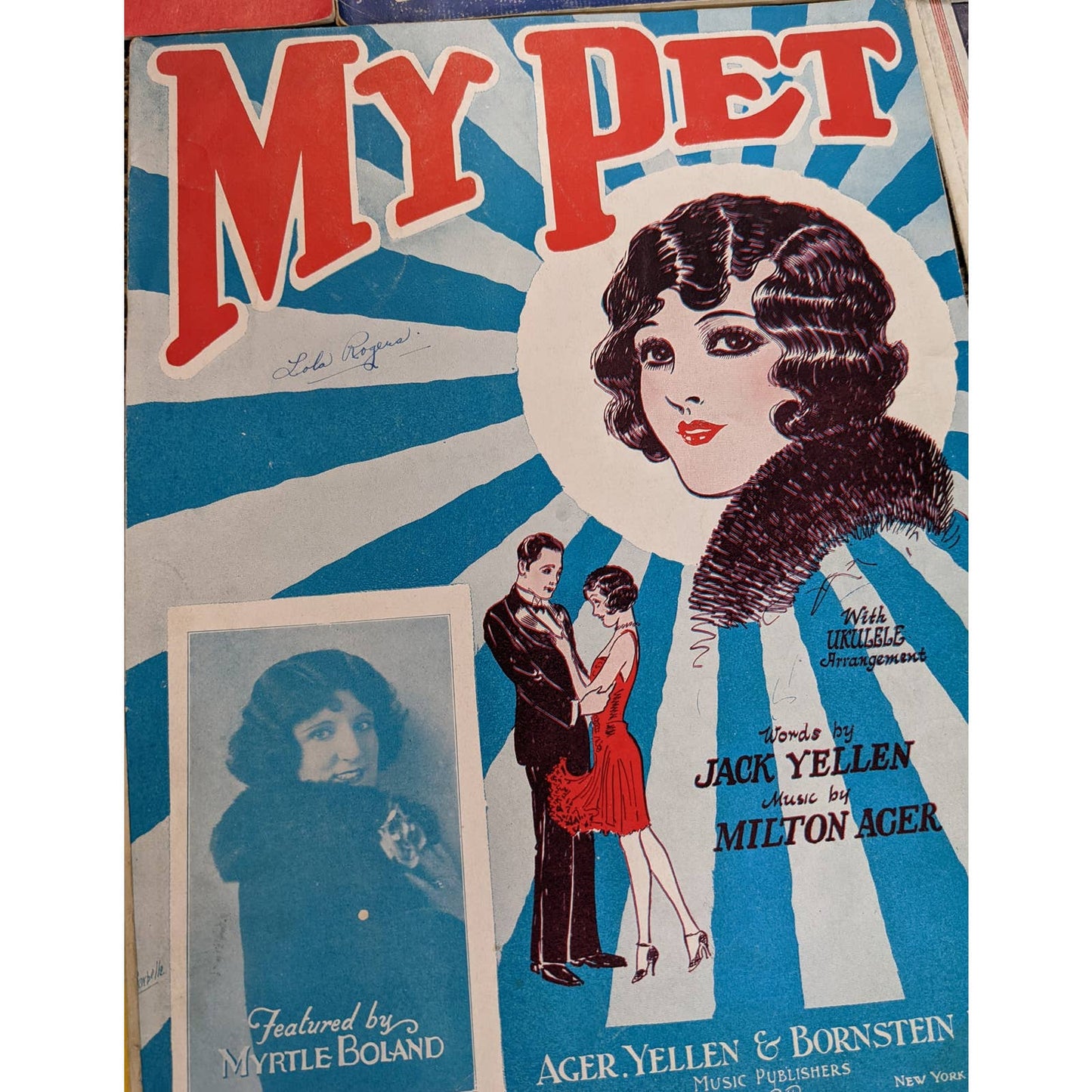 Vintage Sheet Music 1920s-1940s Lot Of 5 Forever And Ever, My Pet, Little Carol