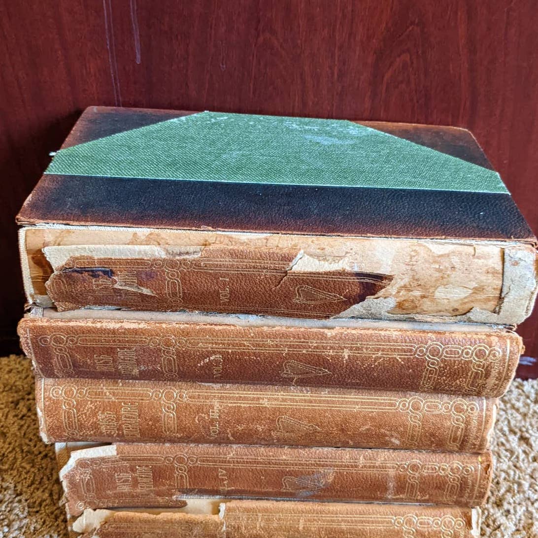 Antiquarian 1904 Irish Literature By Justin McCarthy Set of 5 Vol 1-10 Limited