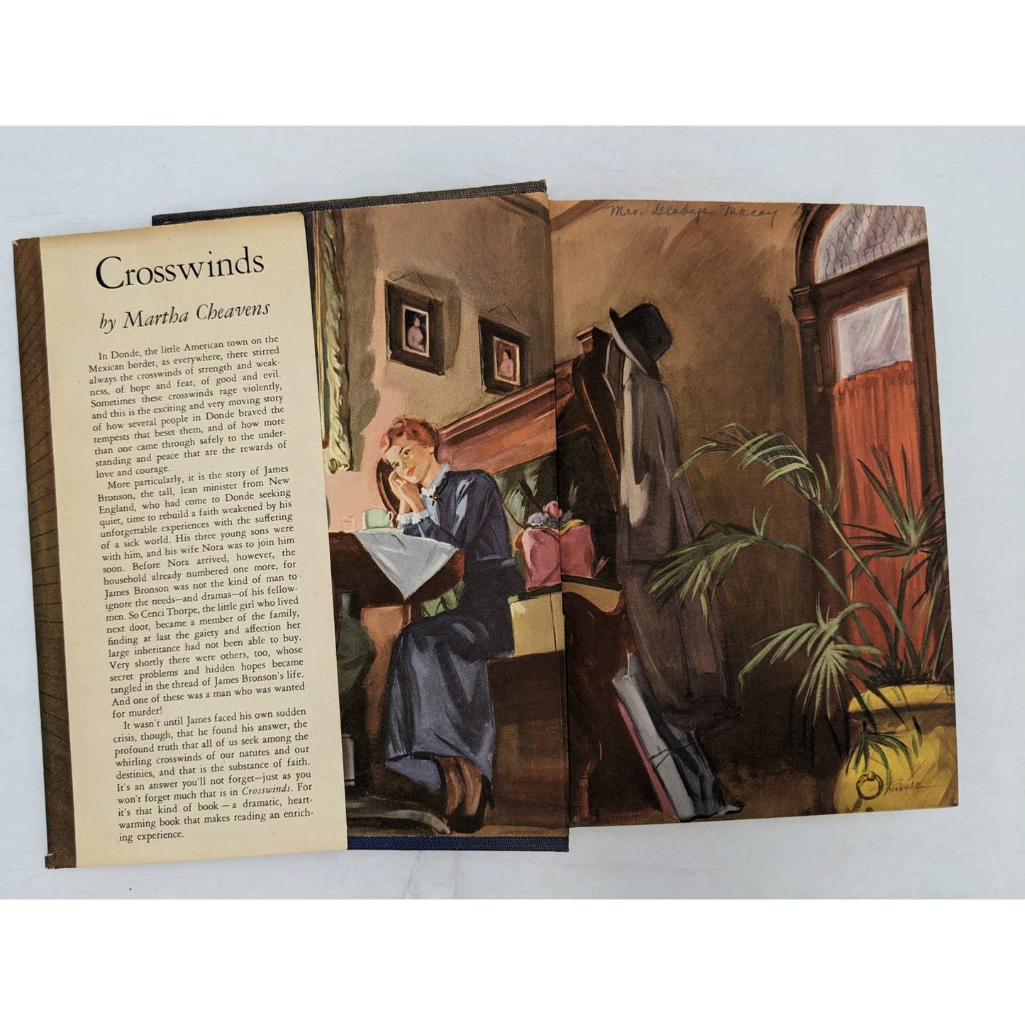 Crosswinds By Martha Cheavens Vintage Historical Novel Fiction WW2