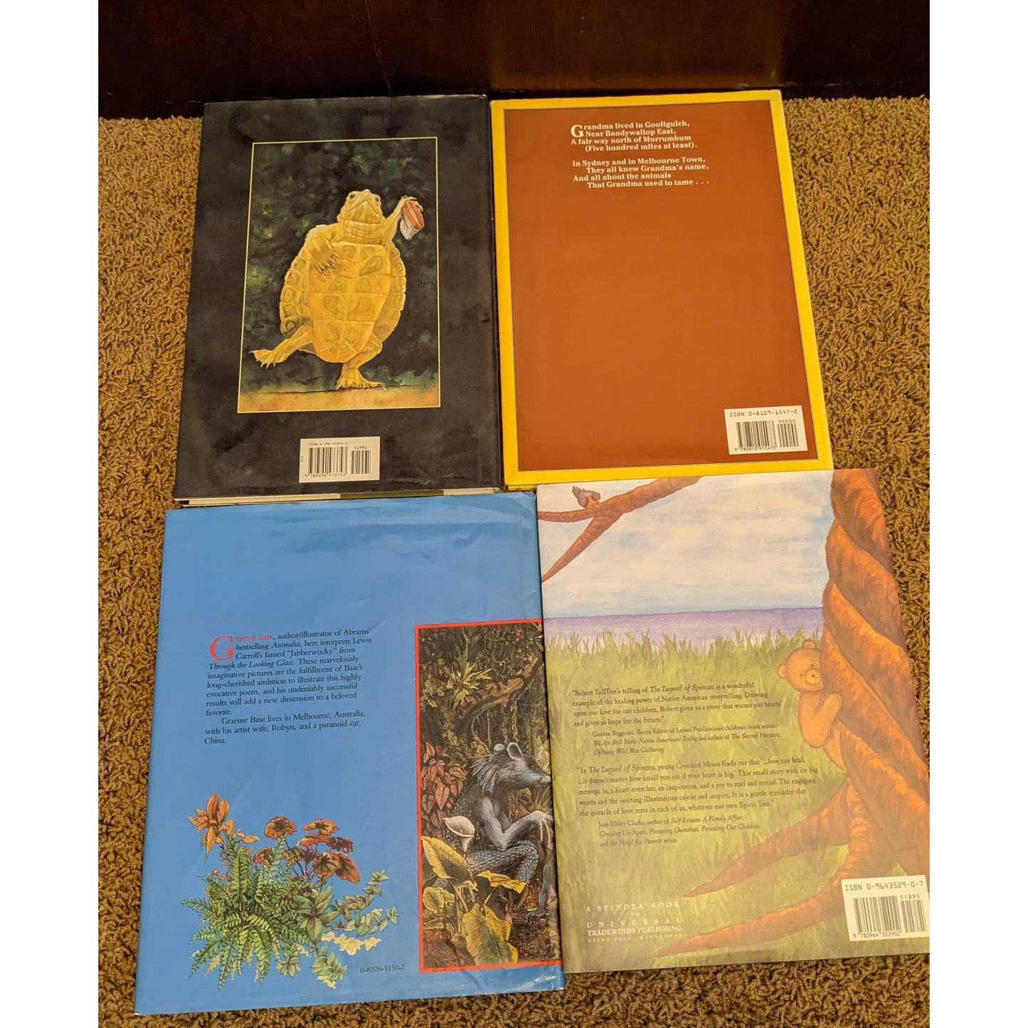 Childrens Book Lot Frog Prince, Trickers Animal Tales, Abberwocky, Spinoza Bear
