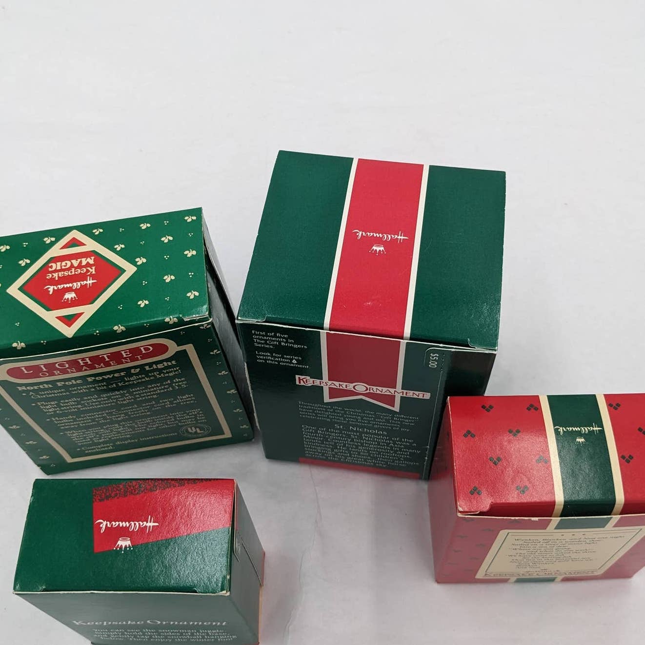 Hallmark Ornaments Vintage St Nicholas Snowman Cool Juggler Keepsake With Boxes