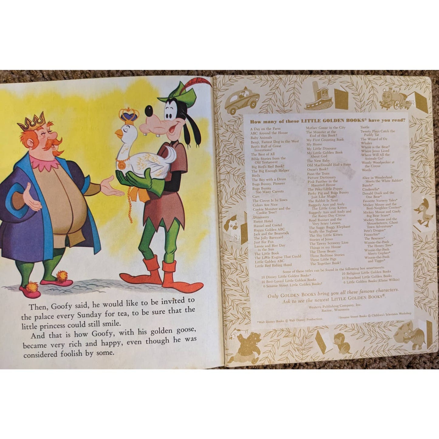 Little Golden Book Night Before Christmas Nursery Tales Muppet Babies Childrens